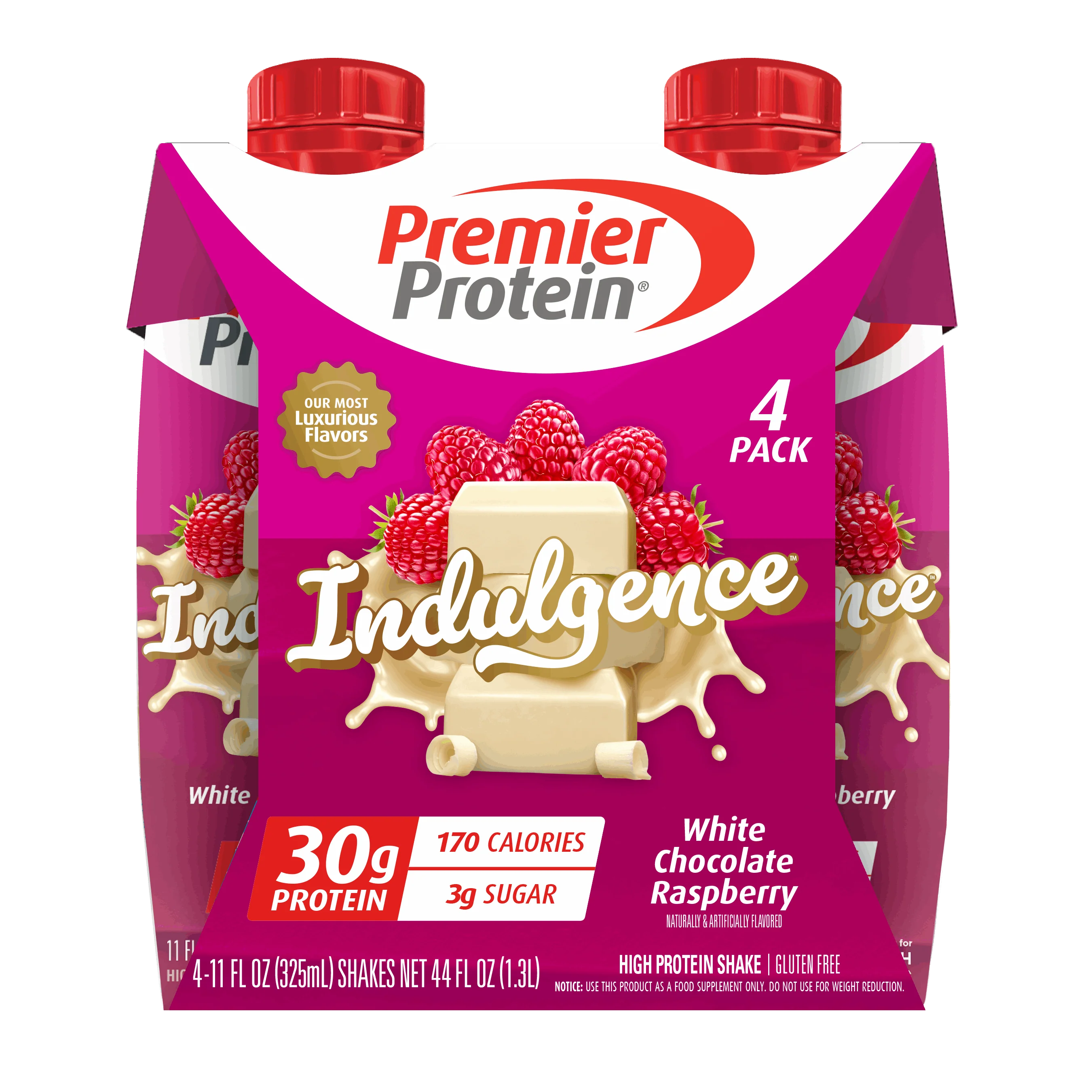 Premier Protein Indulgence Protein Shake, Chocolate Covered Strawberry, 30g Protein, 11 fl oz, 4 Ct - Image 9