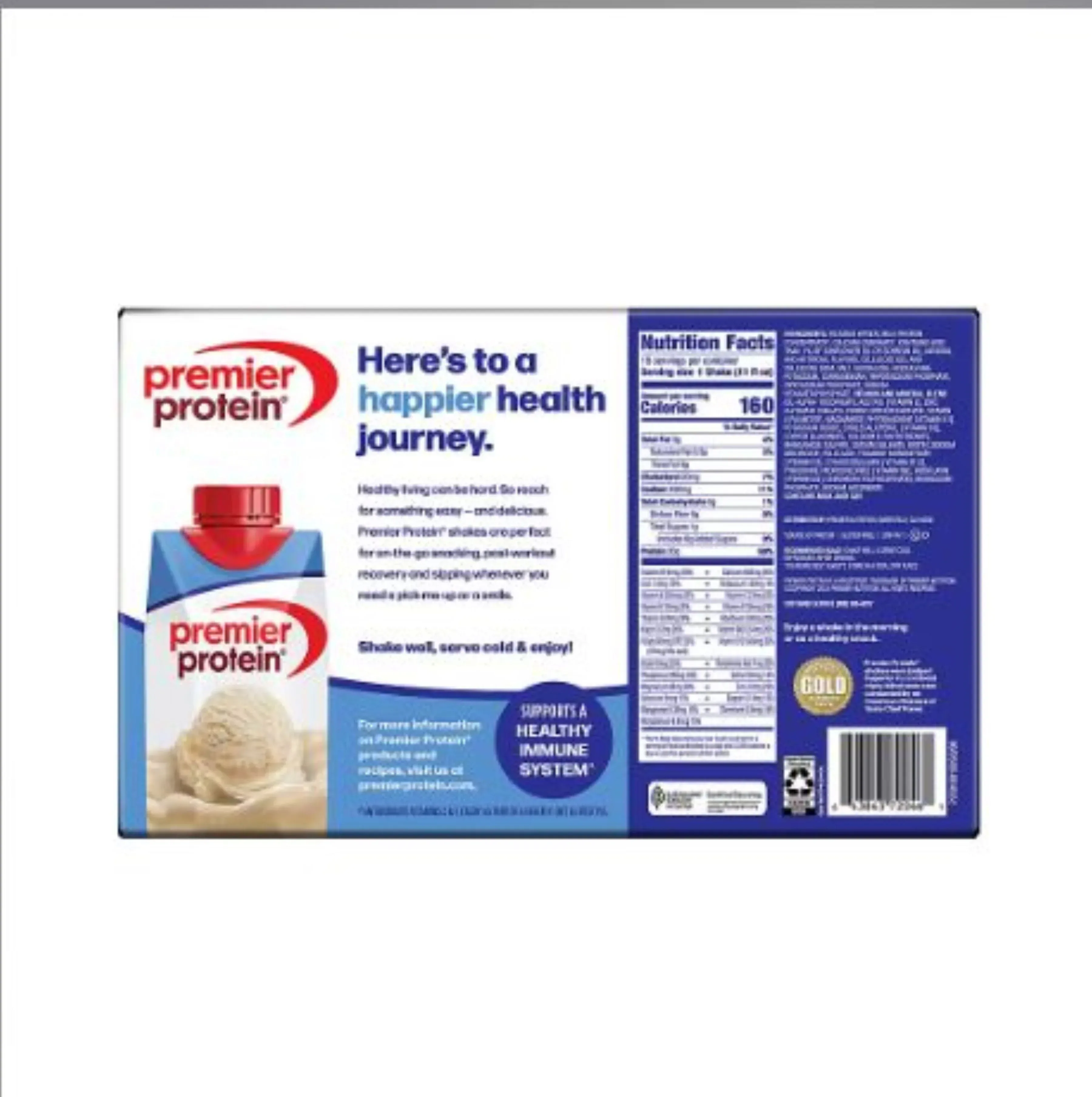 Premier Protein Vanilla Ready to Drink Shake, 30g Protein, 15 ct./11 oz. - Image 2