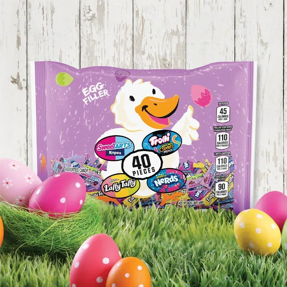 Premium Easter Egg Filler Mix, Fruit Flavored Candy Assortment, 16.5 Oz, 40 Count, Bag - Image 3