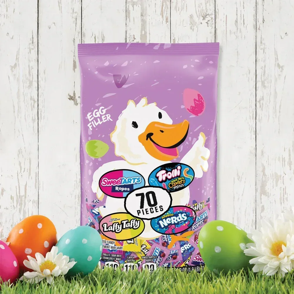 Premium Easter Egg Filler Mix, Fruit Flavored Candy Assortment, 28.9 Oz, 70 Count, Bag - Image 3