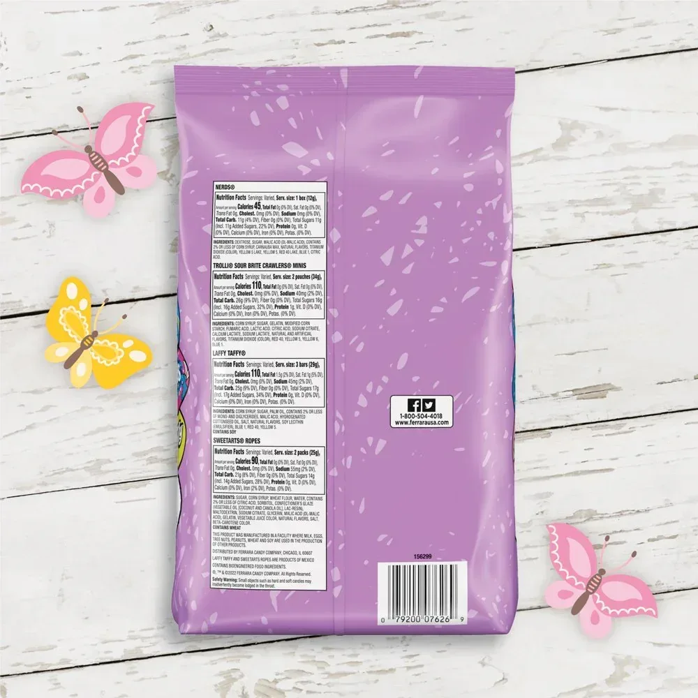Premium Easter Egg Filler Mix, Fruit Flavored Candy Assortment, 28.9 Oz, 70 Count, Bag - Image 6