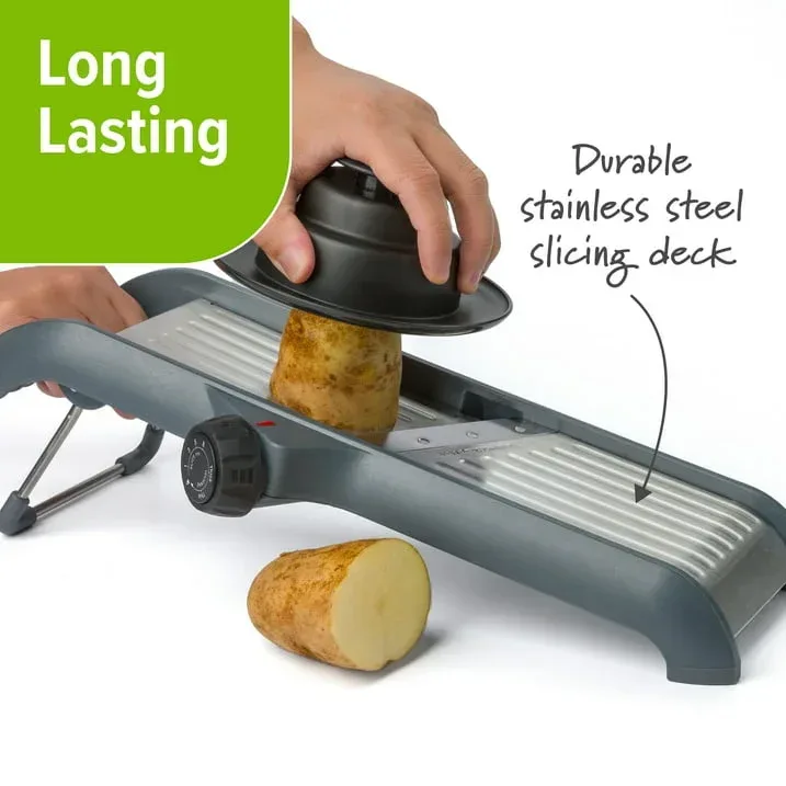 Prep Solutions Adjustable Dial & Slice Chef's Mandoline - Image 4