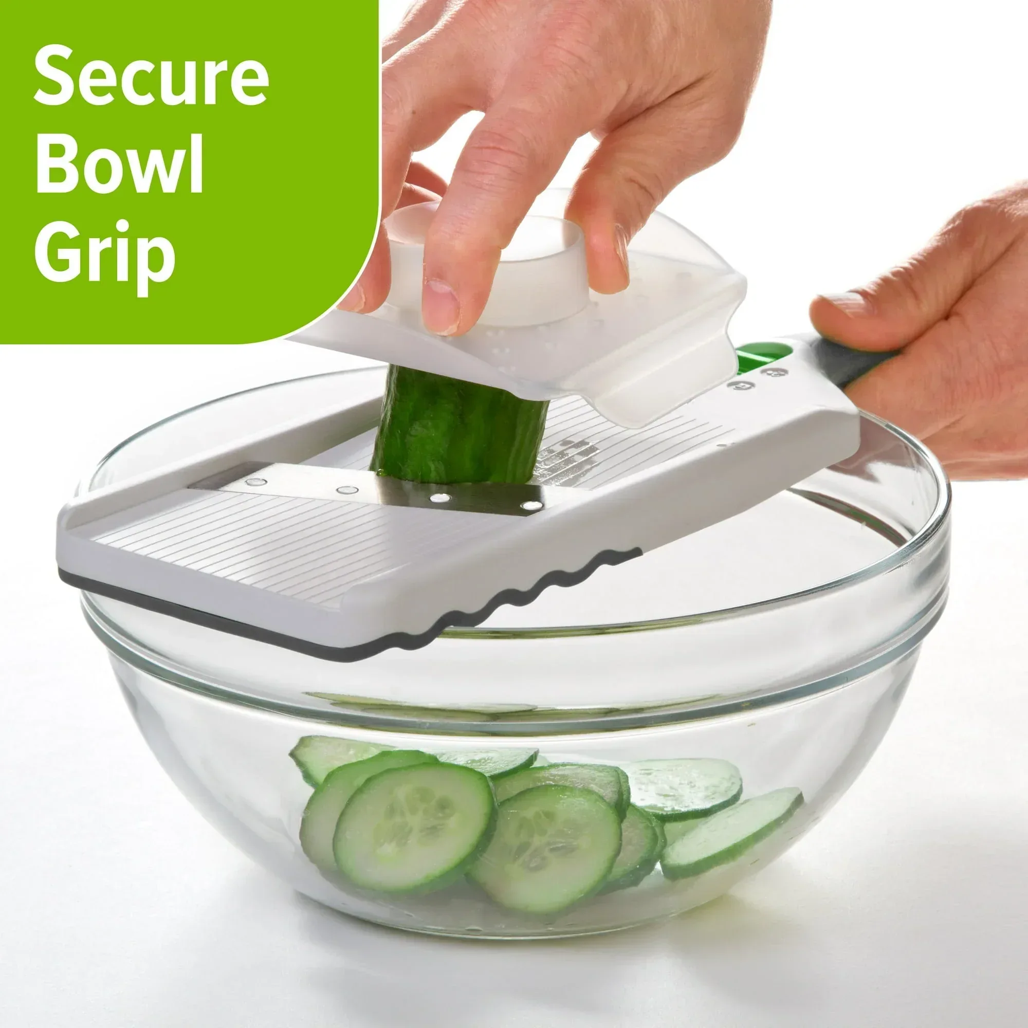 PrepSolutions Stainless Steel Blade Easy Adjustable Mandolin Slicer - Image 3