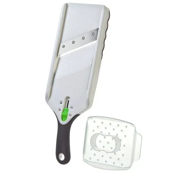PrepSolutions Stainless Steel Blade Easy Adjustable Mandolin Slicer - Image 7
