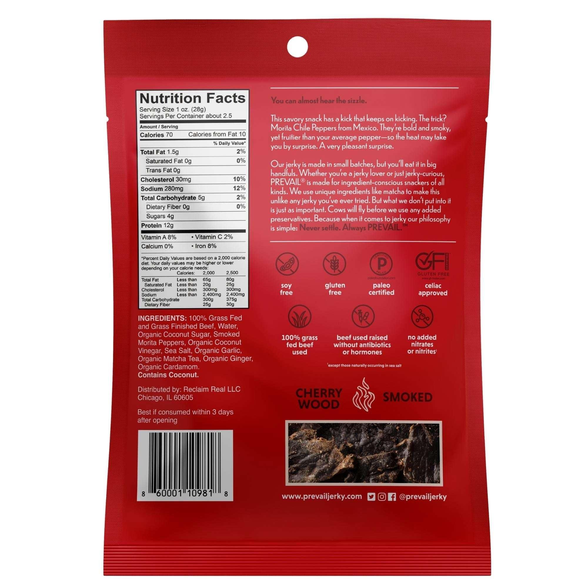 Prevail Variety Grass Fed Beef Jerky 10-pack - Image 4