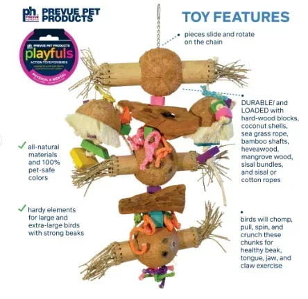 Prevue Pet Products Bodacious Bites Bamboo Shoots Bird Toy - Image 3