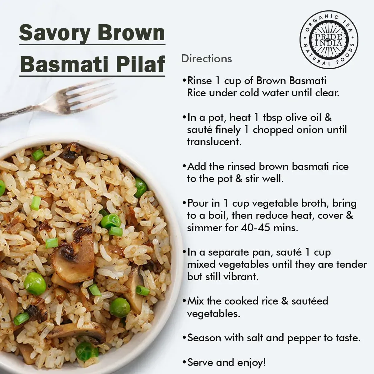 Pride Of India - Extra Long Indian Premium Brown Basmati Rice, 5 Pound (2.26 Kilo) RECOLSABLE JUTE (BURLAP) - Naturally Aromatic, Aged, Flavorful, Slender, Non Sticky Whole Grains - Image 3