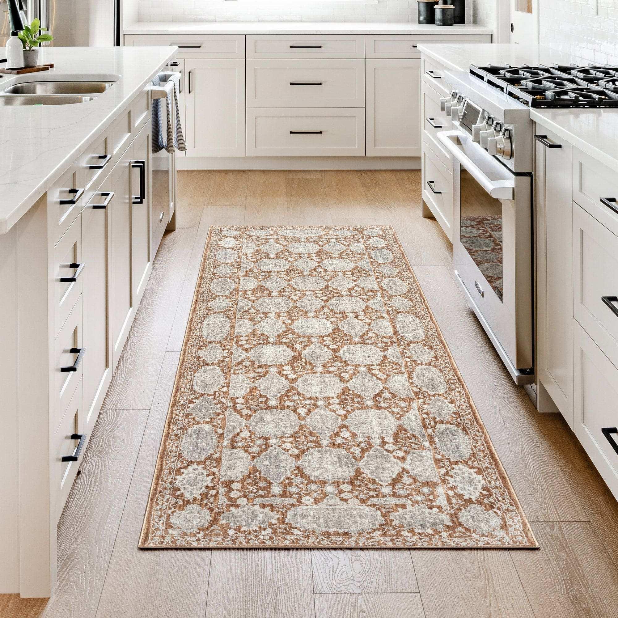 Prima Area Rug Collection, Eta Rust - Image 2