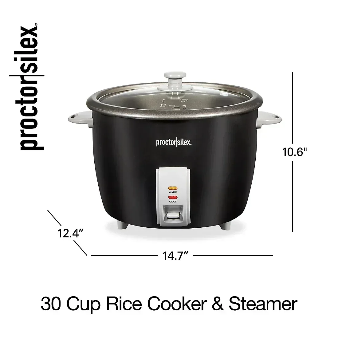 Proctor Silex Rice Cooker - Black - Image 5