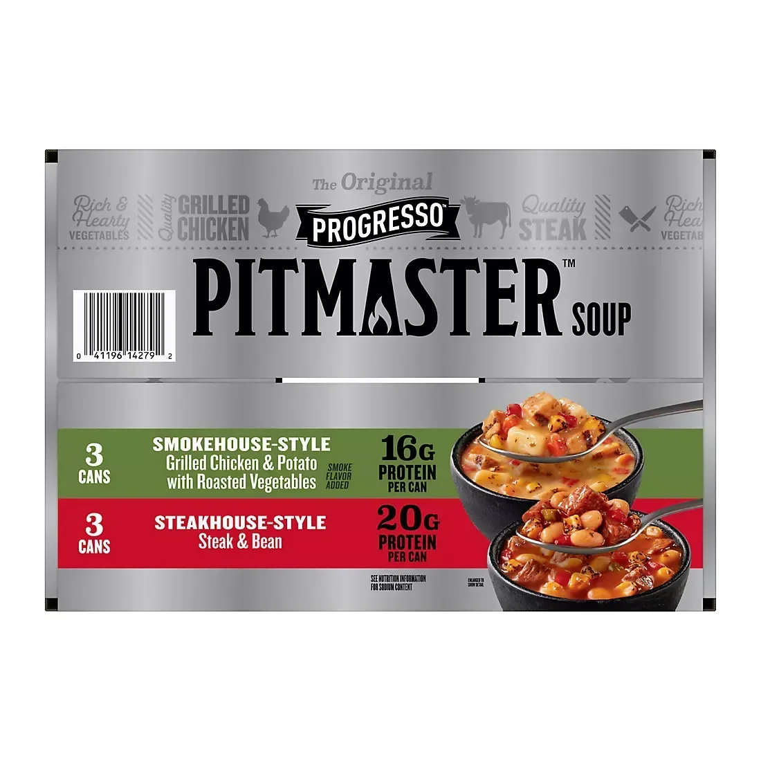 Progresso Pitmaster Soup Variety Pack, Cans, 6 pk. - Image 6