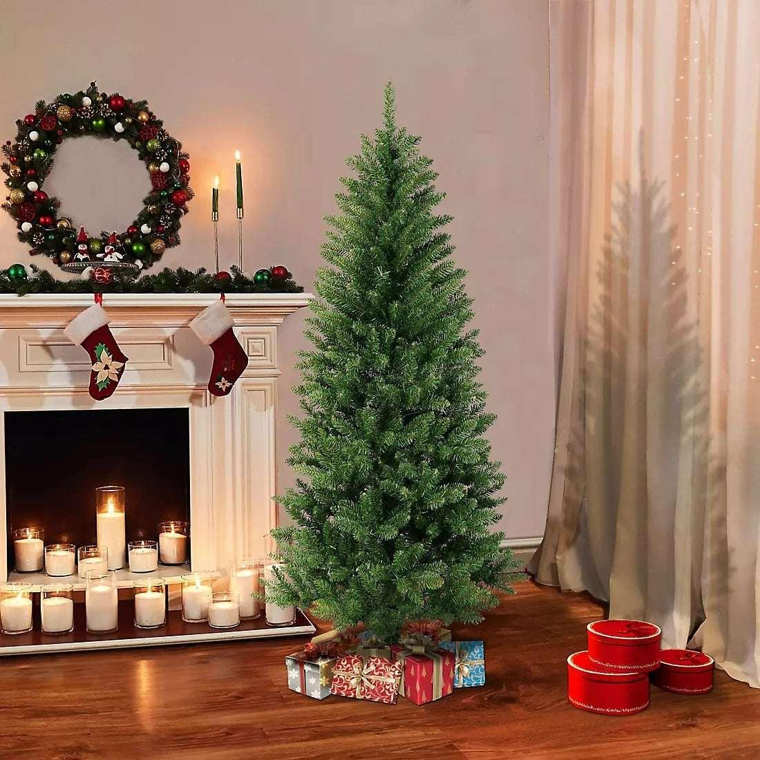 Puleo International 6' Carson Pine Artificial Christmas Tree with Stand - Image 3