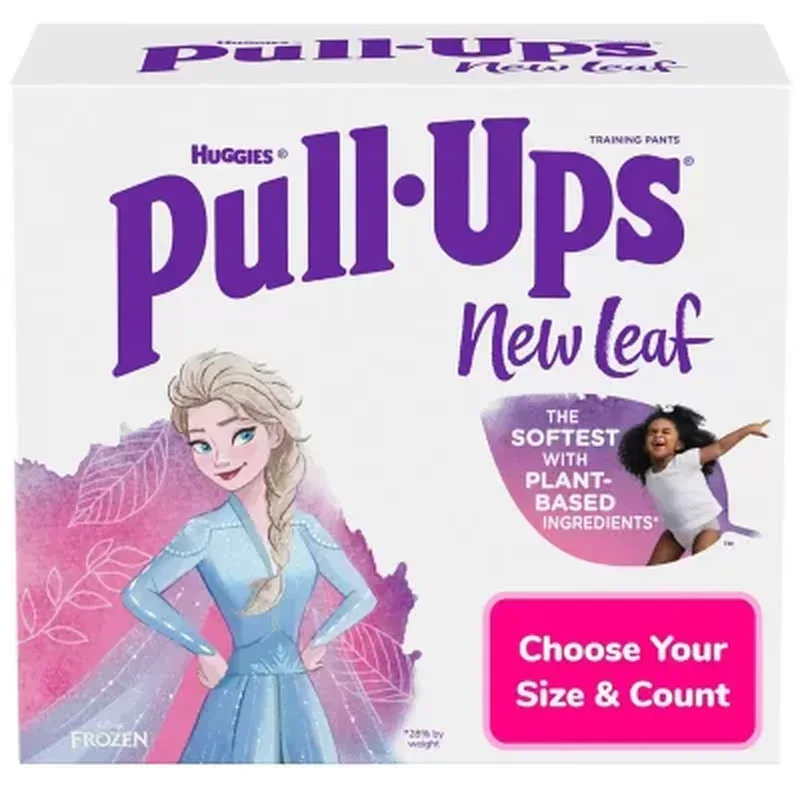 Pull-Ups New Leaf Potty Training Pants for Girls (Size: 2T-5T) - Image 4