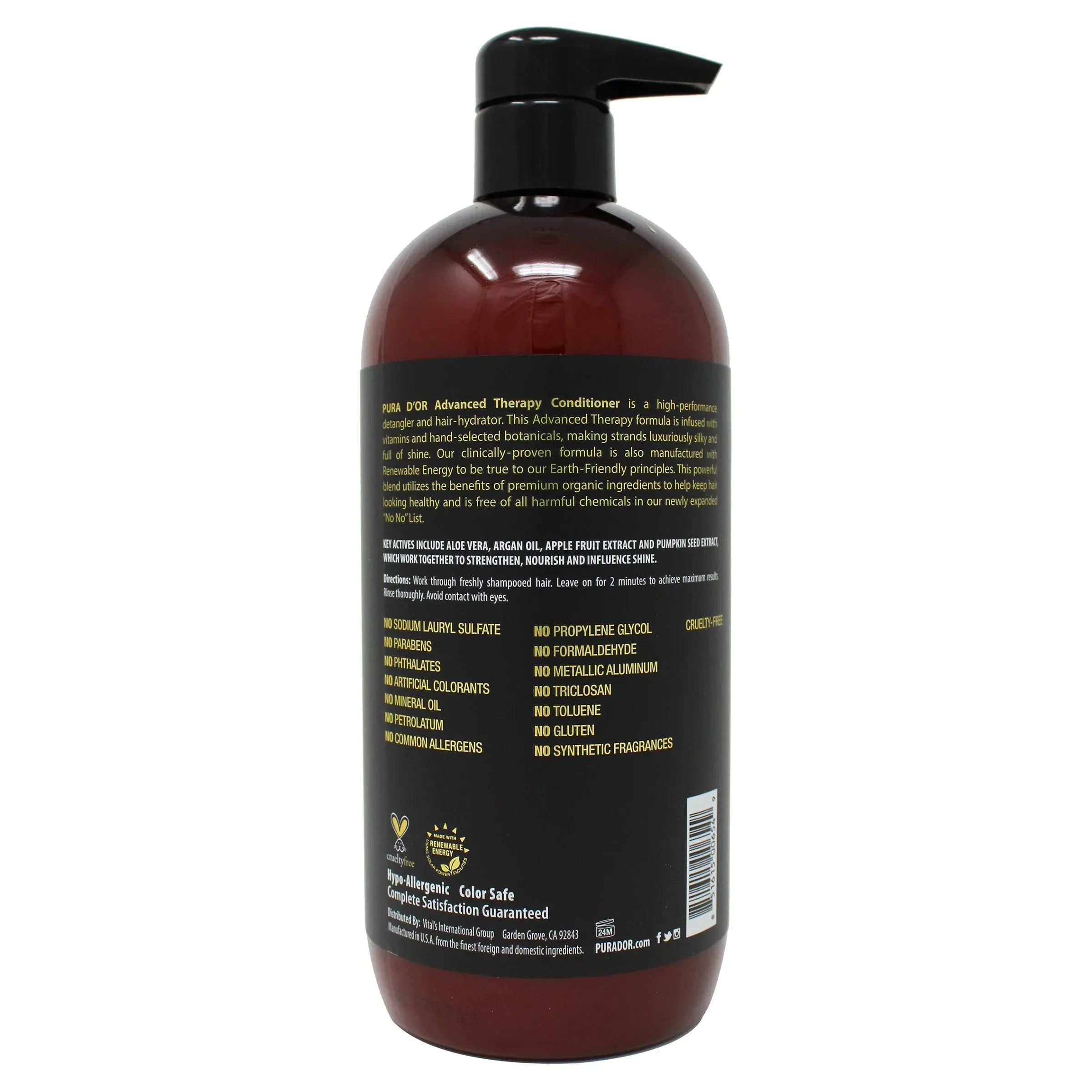Pura d'or Advanced Therapy Anti-Hair Thinning Shampoo & Conditioner Set - Image 3