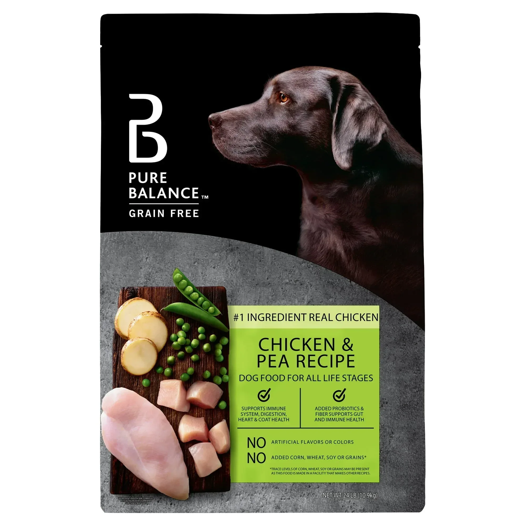 Pure Balance Grain-Free Chicken and Pea Recipe Dry Dog Food - Image 9