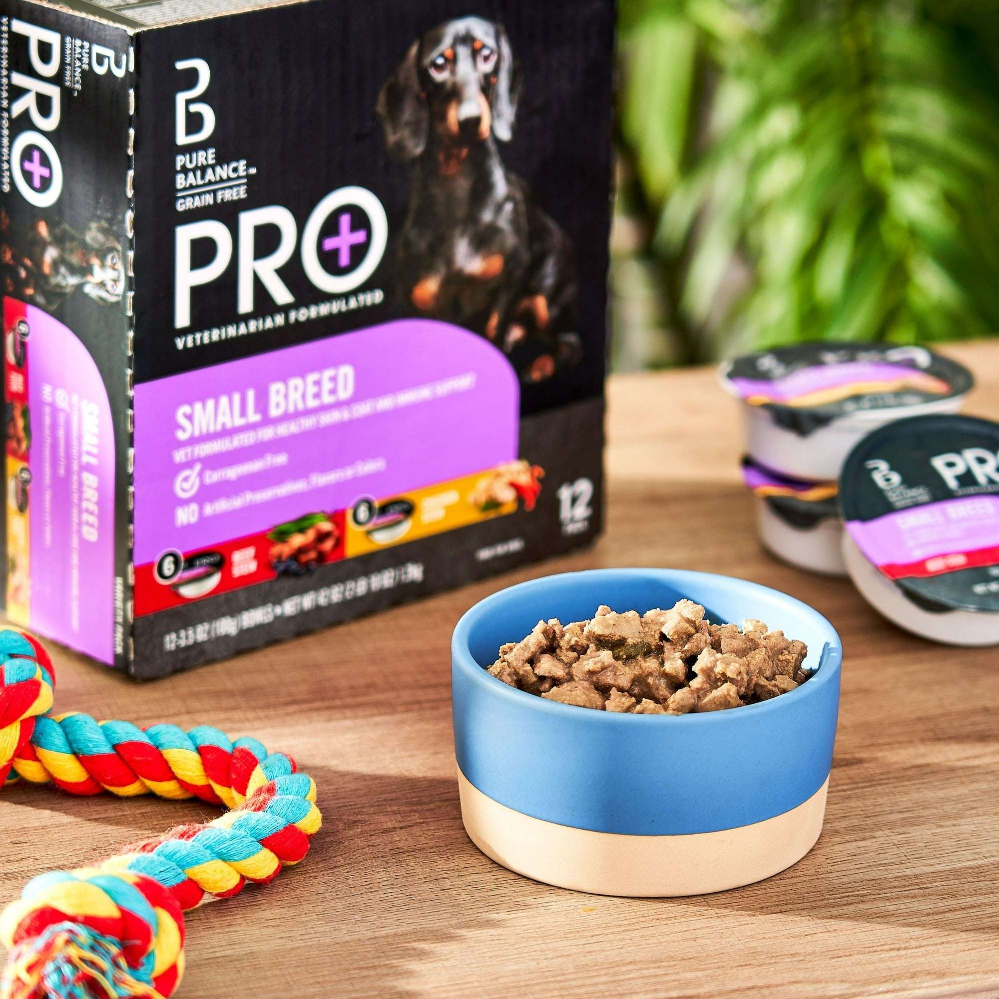 Pure Balance Pro Beef Stew & Chicken Stew for Small Breeds Wet Dog Food 3.5 oz - Image 2