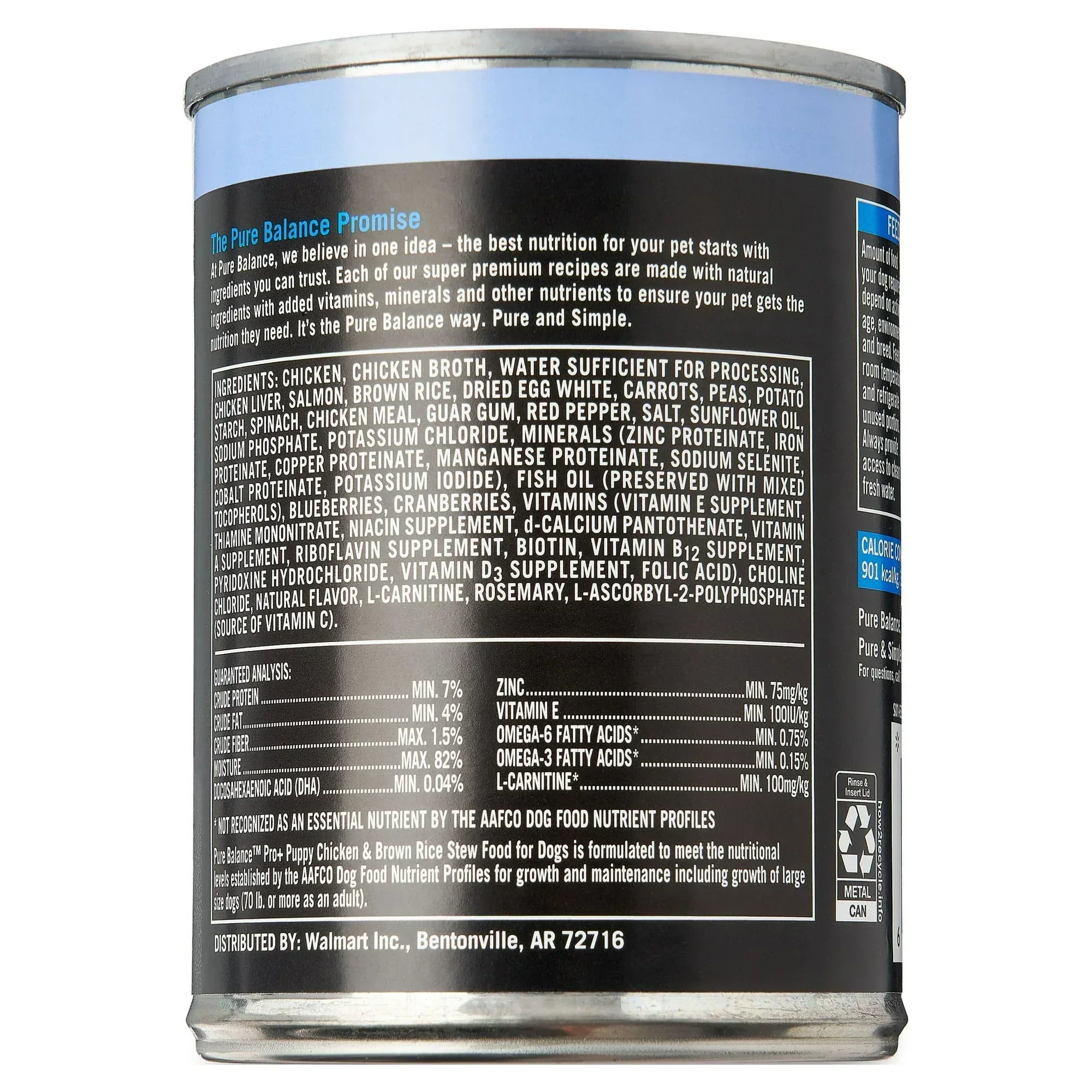 Pure Balance Pro+ Chicken & Brown Rice Stew Wet Dog Food for Puppy, 12.5 oz Can - Image 15