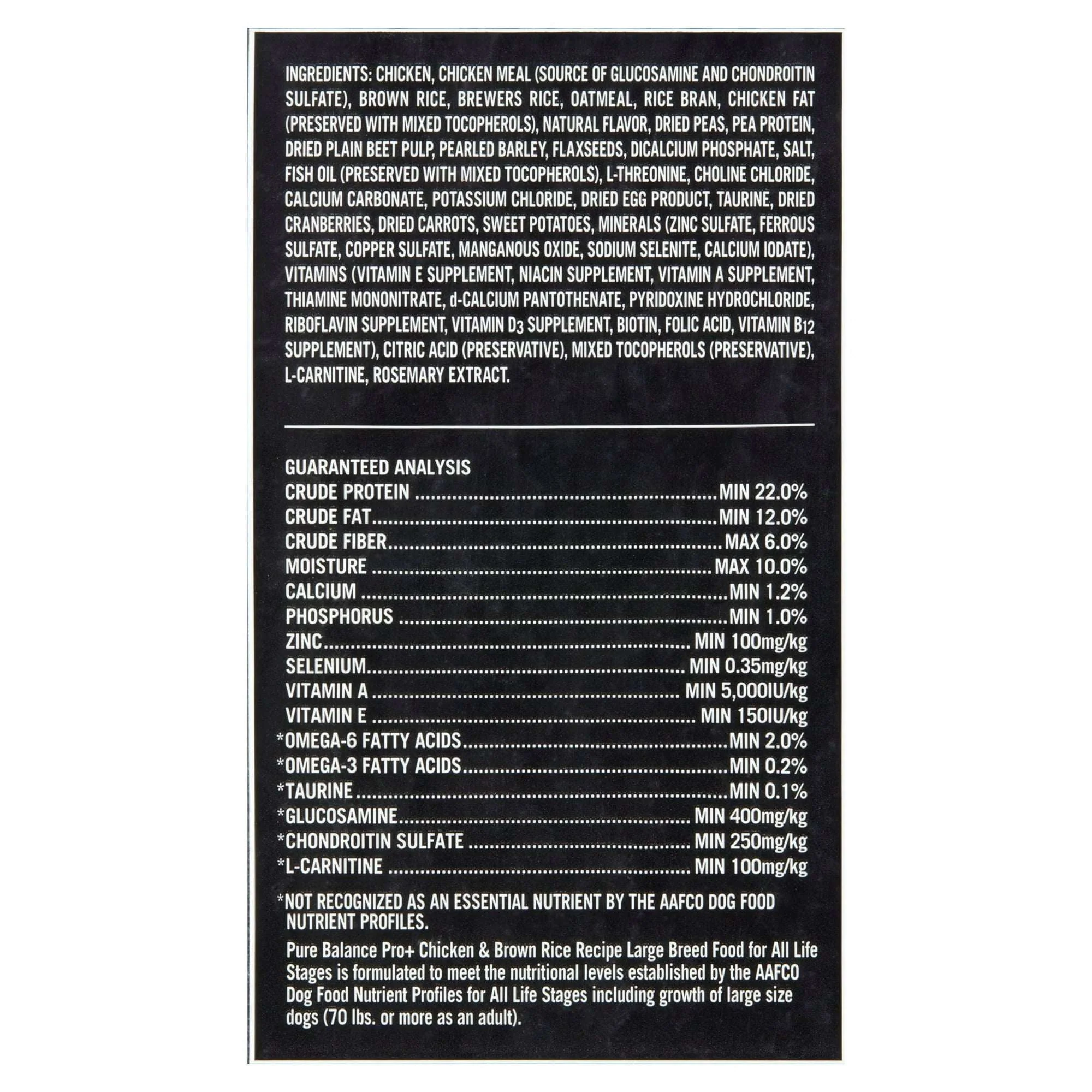 Pure Balance Pro+ Large Breed Chicken & Brown Rice Recipe Dry Dog Food - Image 19