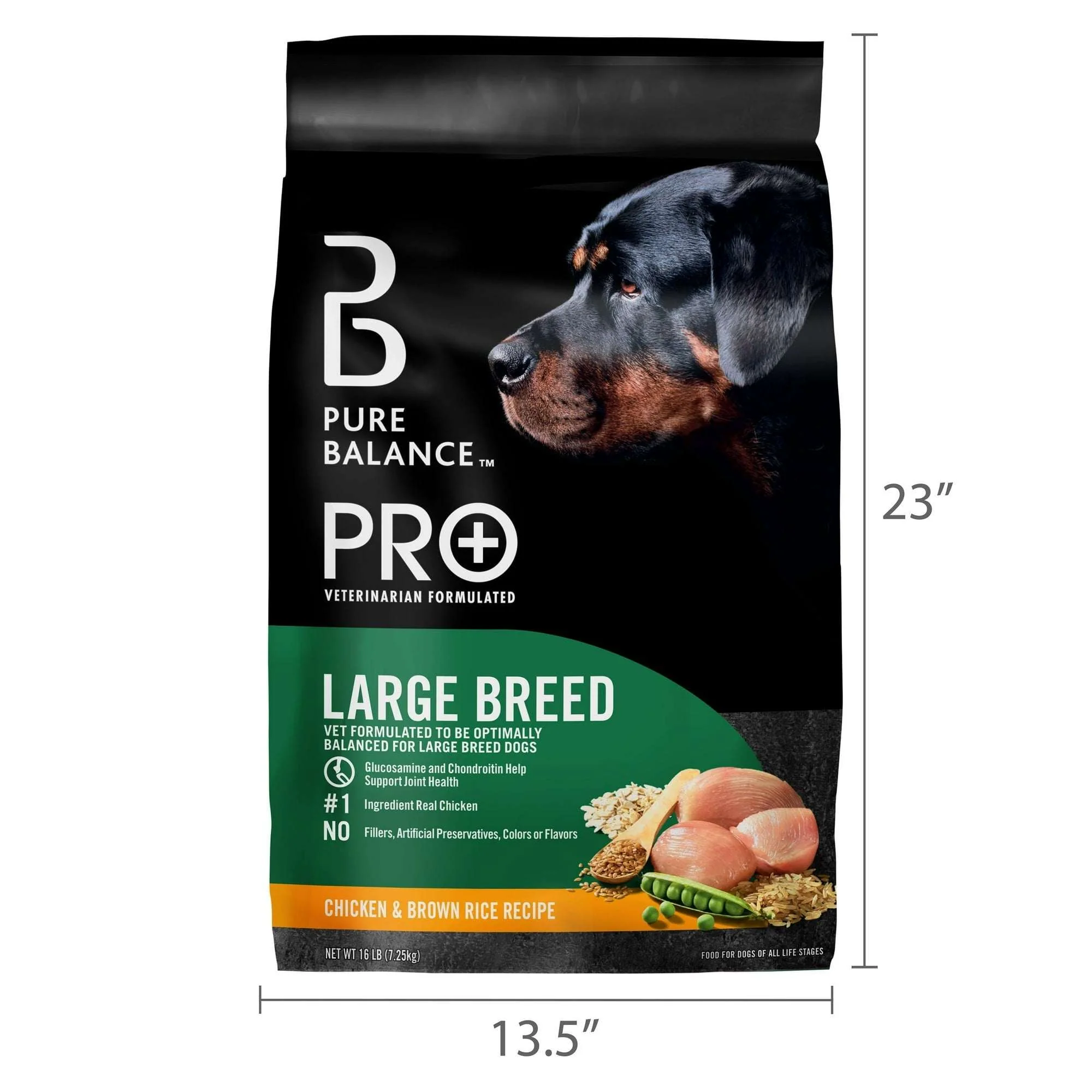 Pure Balance Pro+ Large Breed Chicken & Brown Rice Recipe Dry Dog Food - Image 8