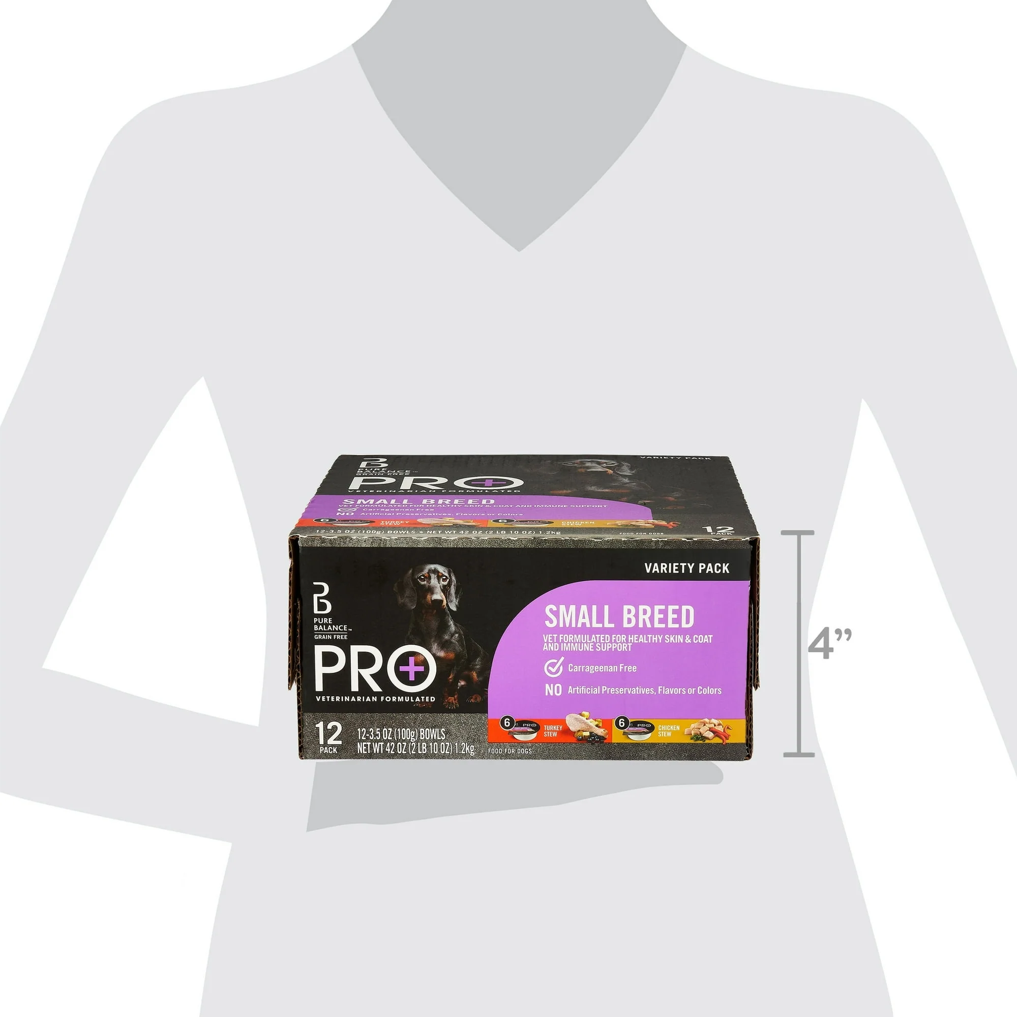 Pure Balance Pro+ Small Breed Turkey and Chicken Stew Variety Pack Wet Dog Food 3.5oz Cups (12 Pack) - Image 9