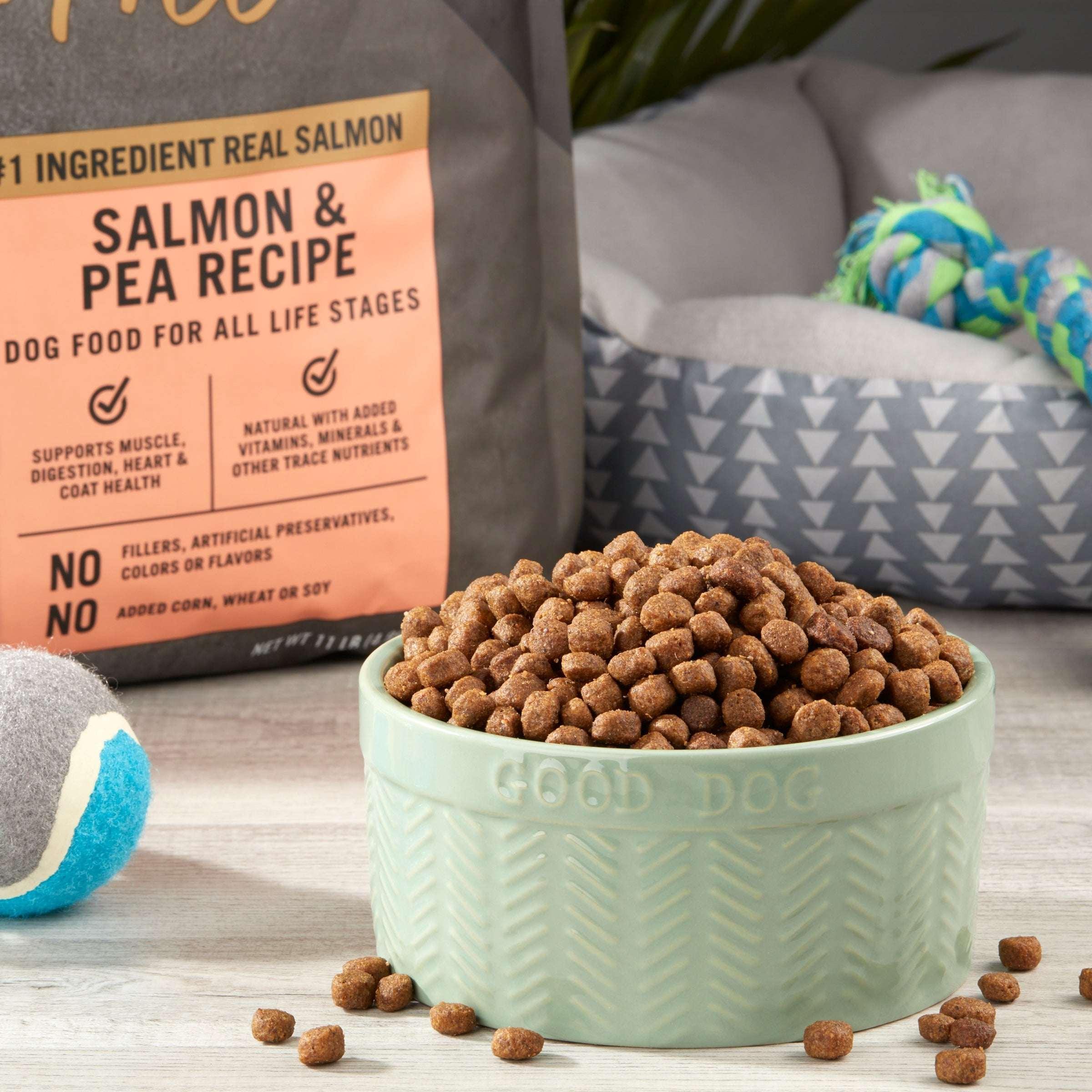Pure Balance Wild & Free Grain-Free Salmon & Pea Recipe Dry Dog Food, 11 lbs - Image 3