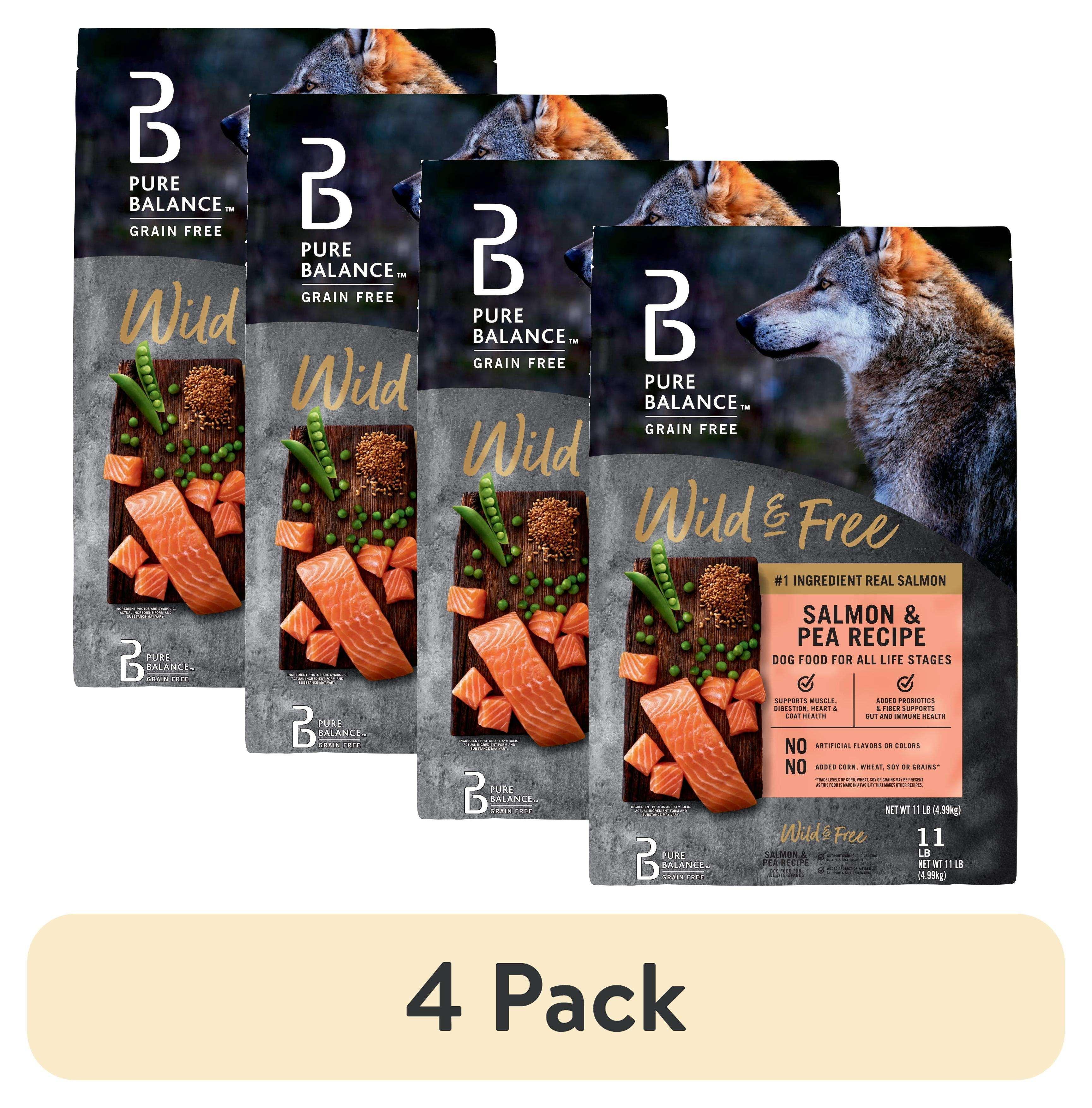 Pure Balance Wild & Free Grain-Free Salmon & Pea Recipe Dry Dog Food, 11 lbs - Image 5
