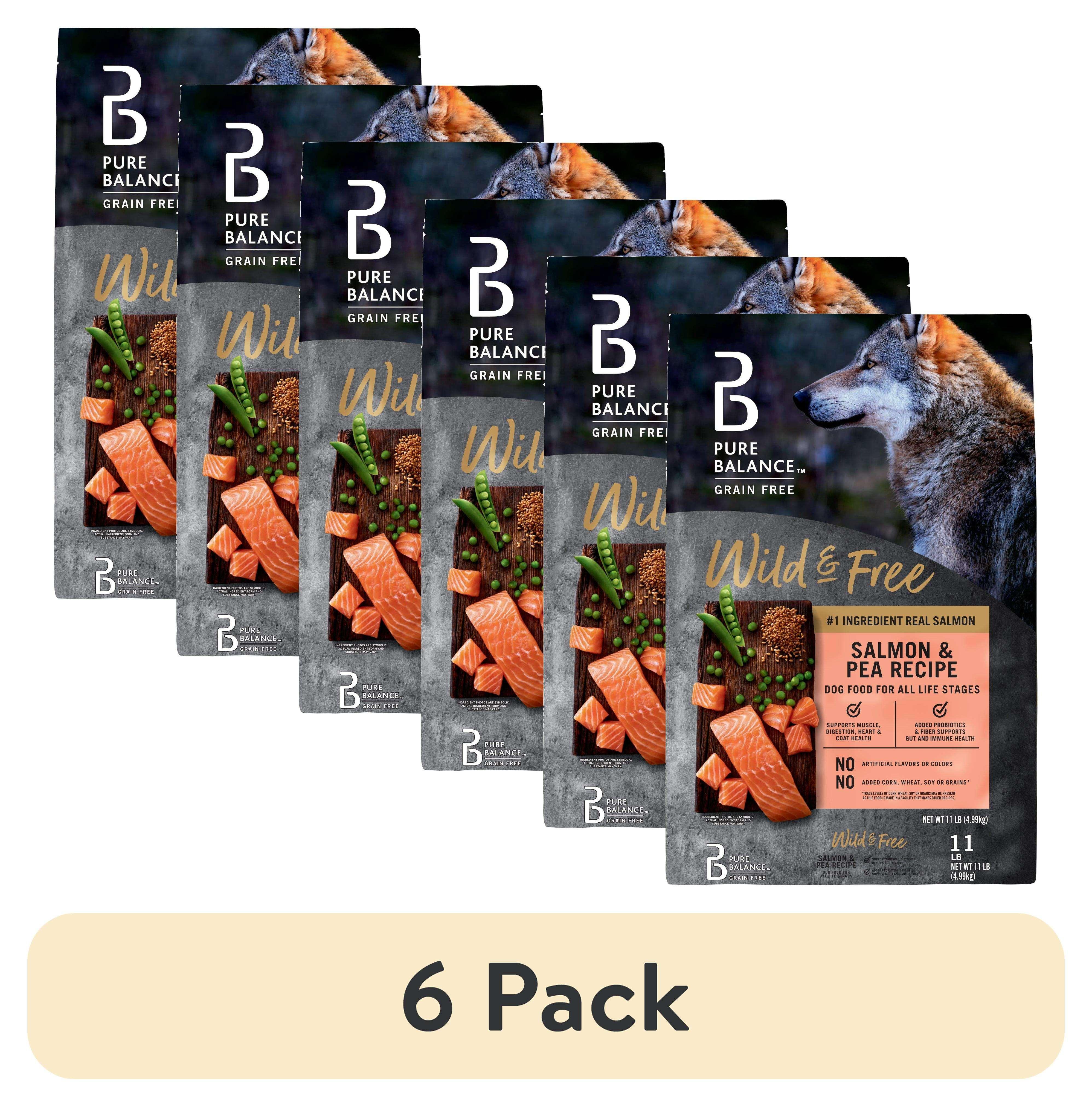 Pure Balance Wild & Free Grain-Free Salmon & Pea Recipe Dry Dog Food, 11 lbs - Image 6