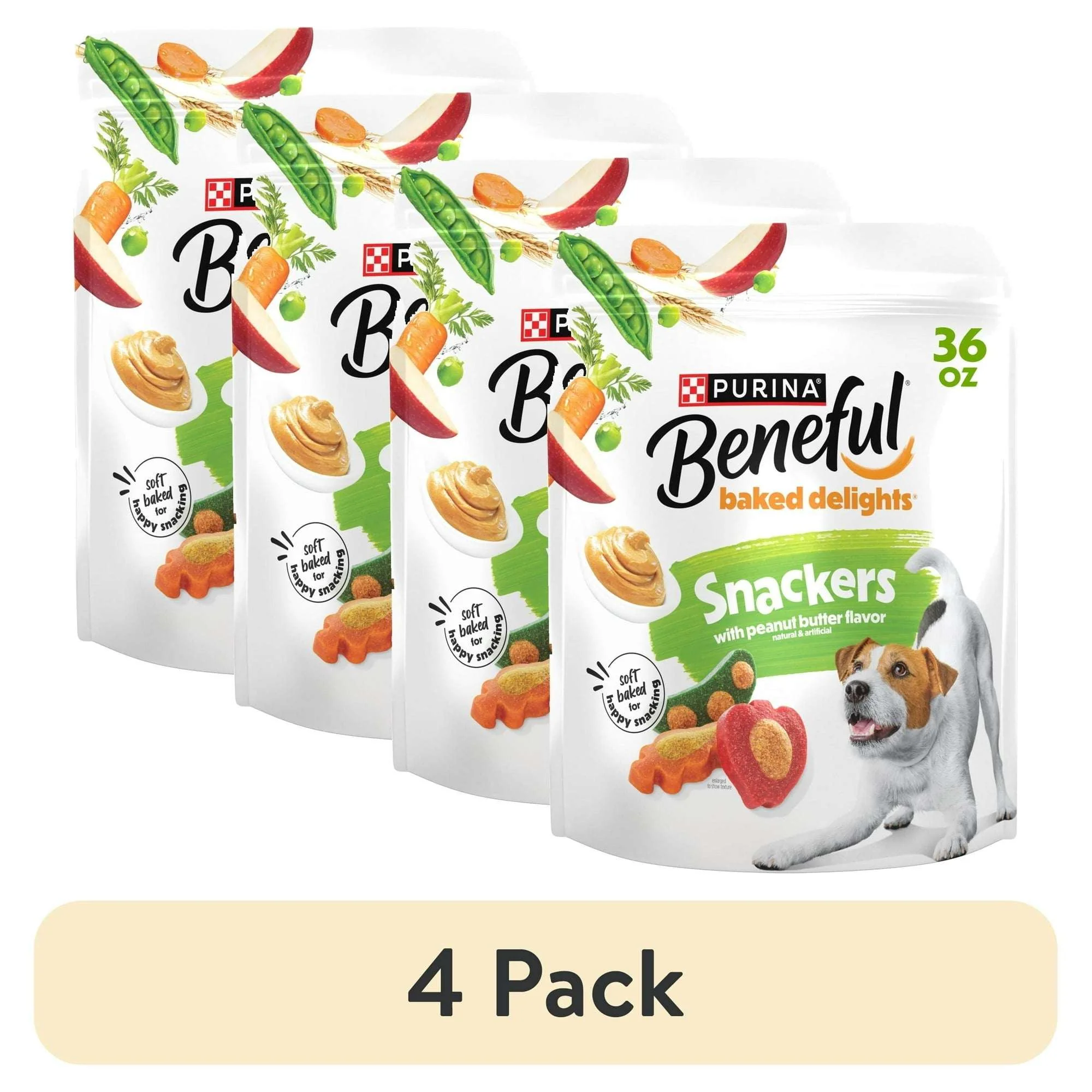 Purina Beneful Baked Delights Snackers with Peanut Butter Flavor Soft Baked Treats for Dogs, 22 oz. - Image 15