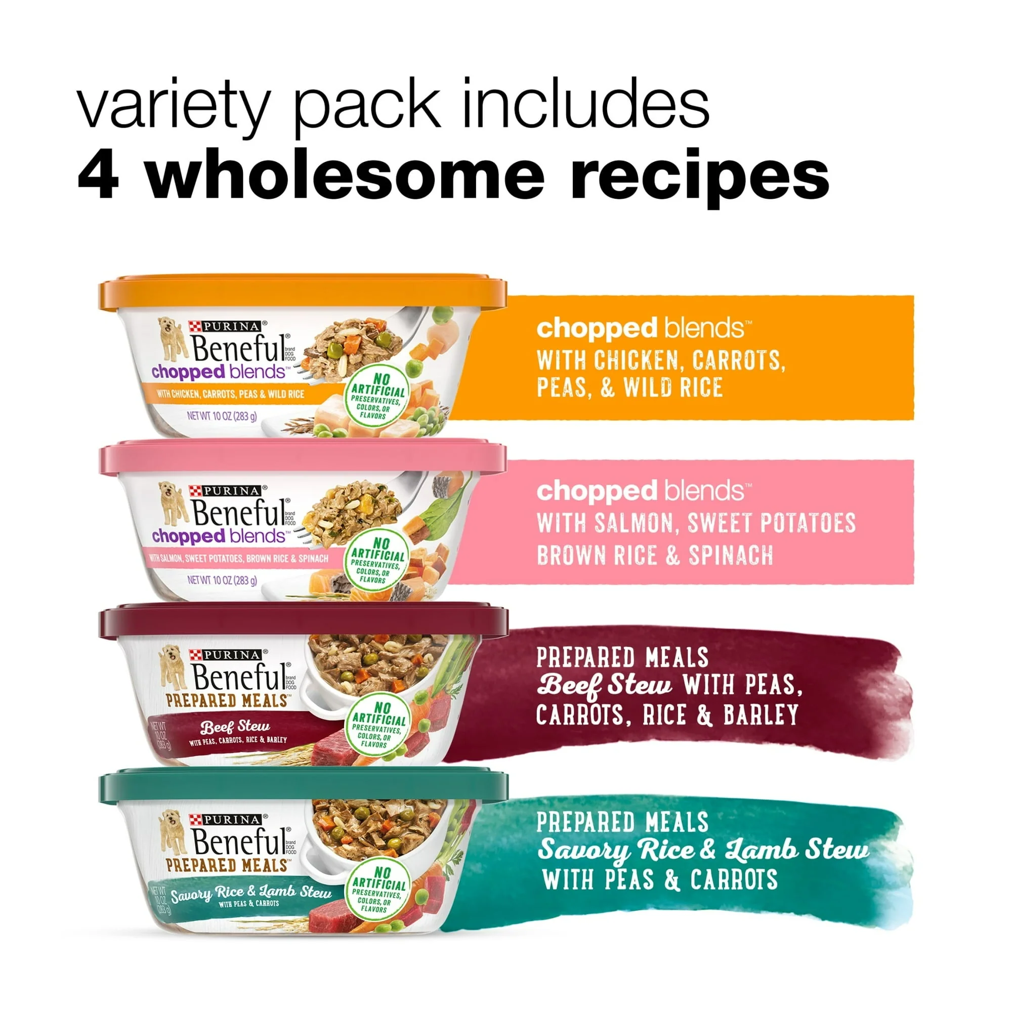 Purina Beneful Dog Food Freshly Prepared Meals Variety Pack Wet Dog Food with Gravy - Image 17