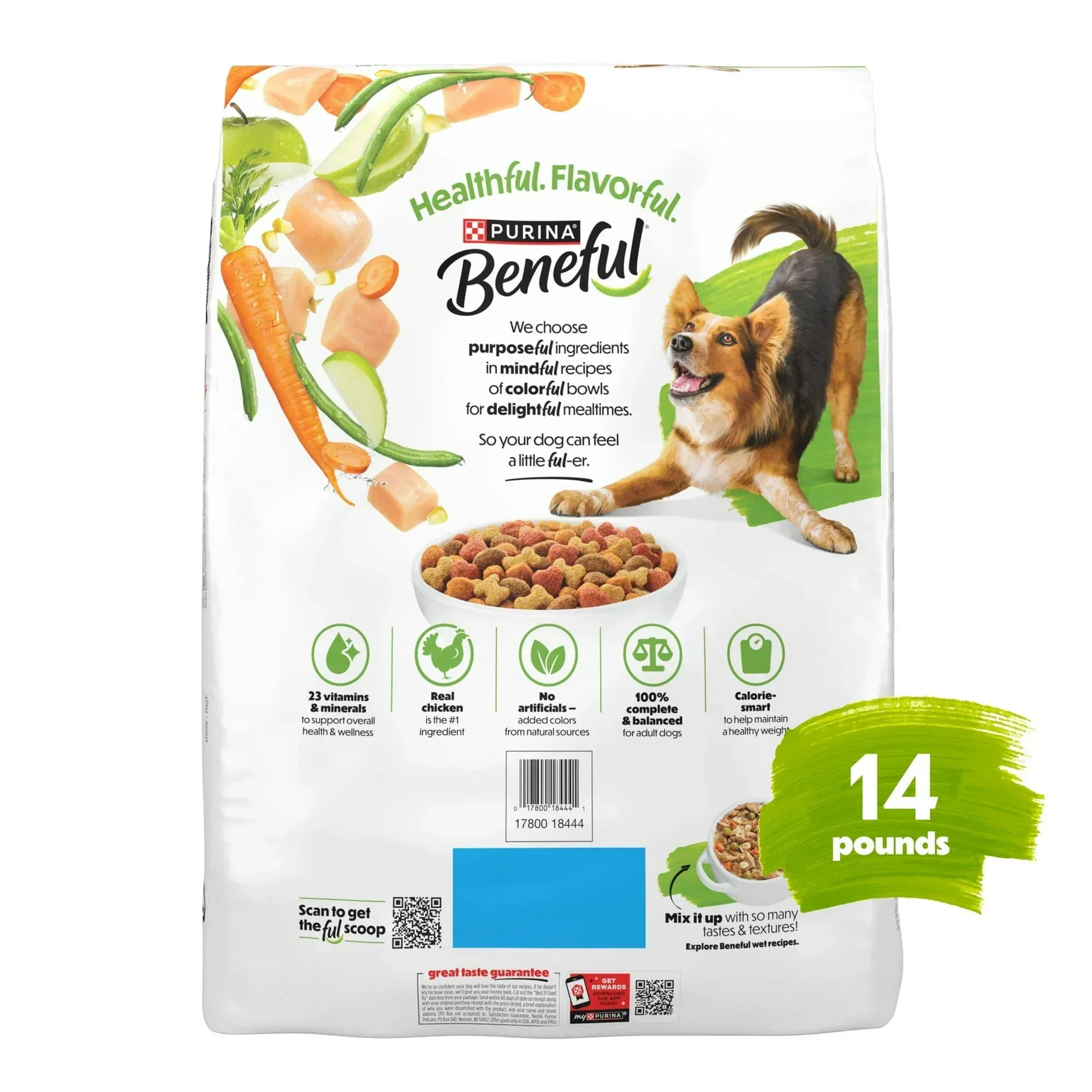 Purina Beneful Healthy Weight with Farm-Raised Chicken Natural Dog Food Dry Formula with Added Vitamins, Minerals and Nutrients - Image 19