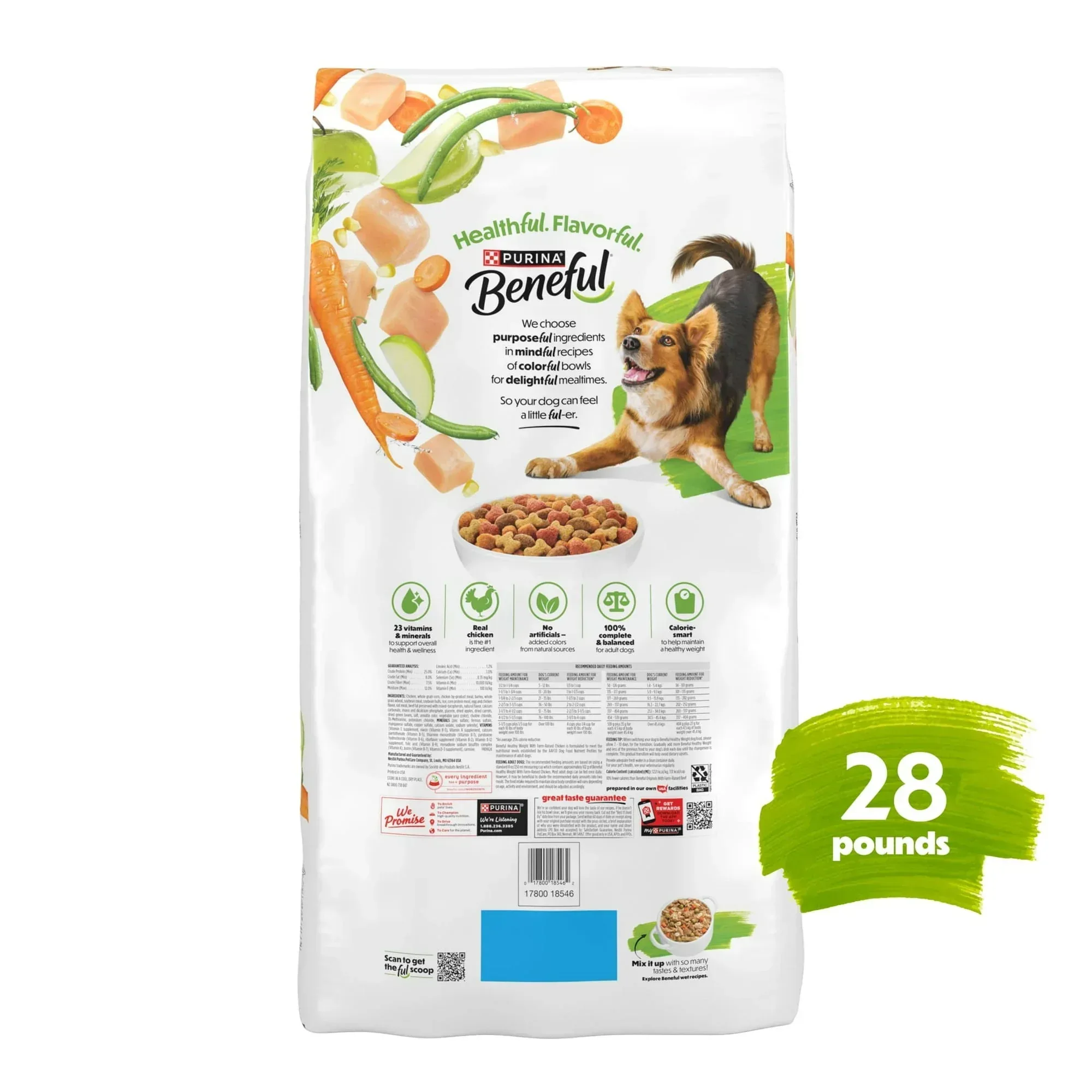 Purina Beneful Healthy Weight with Farm-Raised Chicken Natural Dog Food Dry Formula with Added Vitamins, Minerals and Nutrients - Image 31