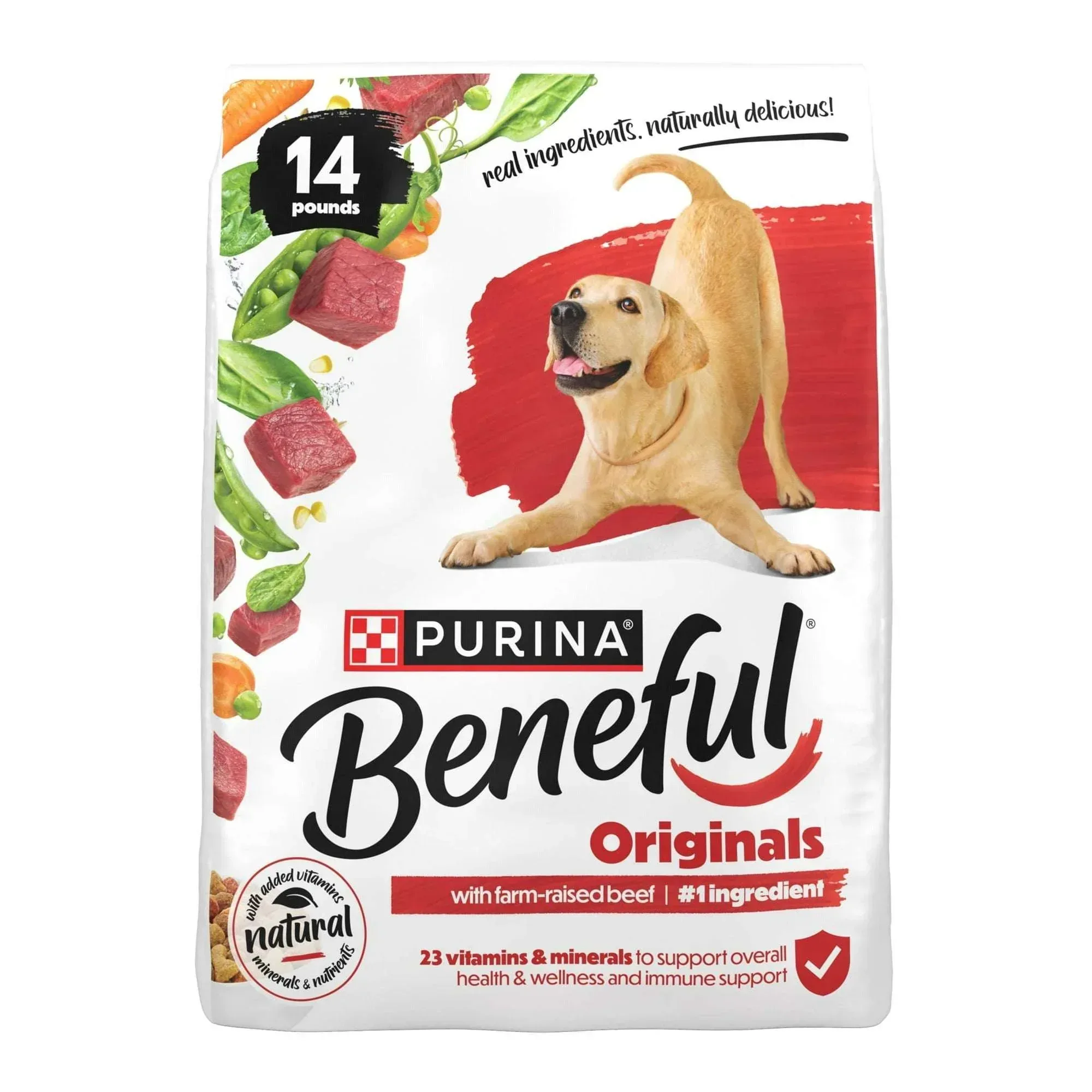 Purina Beneful Originals With Farm-Raised Beef Natural Dry Dog Food Recipe With Added Vitamins, Minerals and Nutrients - Image 14