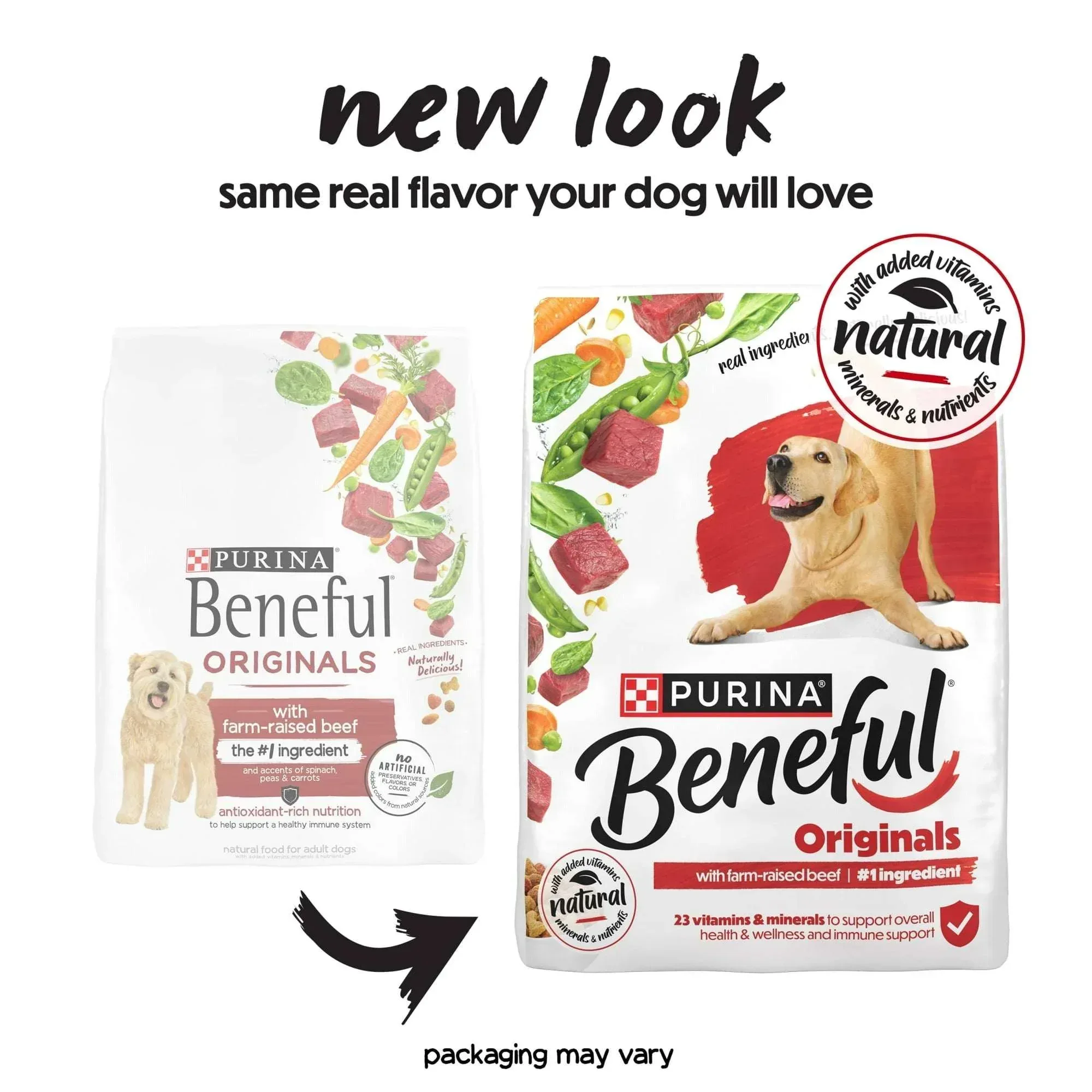 Purina Beneful Originals With Farm-Raised Beef Natural Dry Dog Food Recipe With Added Vitamins, Minerals and Nutrients - Image 15
