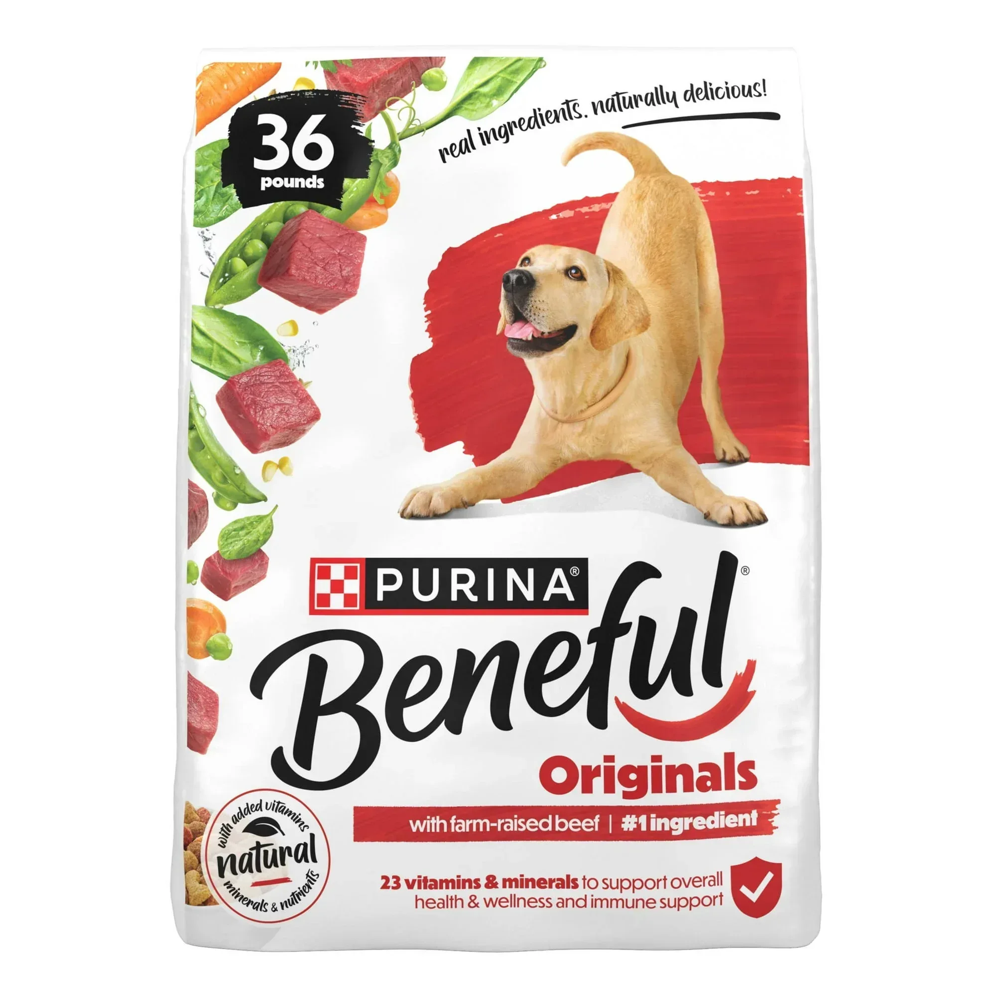 Purina Beneful Originals With Farm-Raised Beef Natural Dry Dog Food Recipe With Added Vitamins, Minerals and Nutrients - Image 40