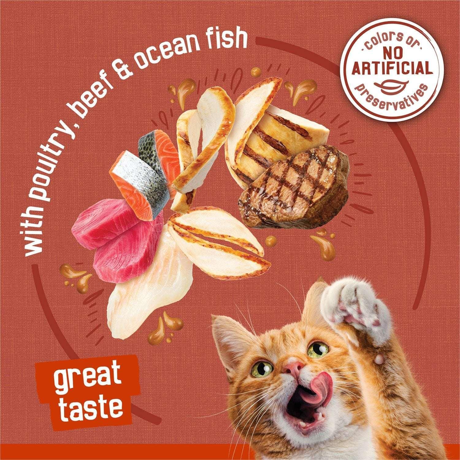 Purina Friskies Gravy Pleasers Variety Pack, Adult Wet Cat Food, 5.5 oz., 60 ct. - Image 3