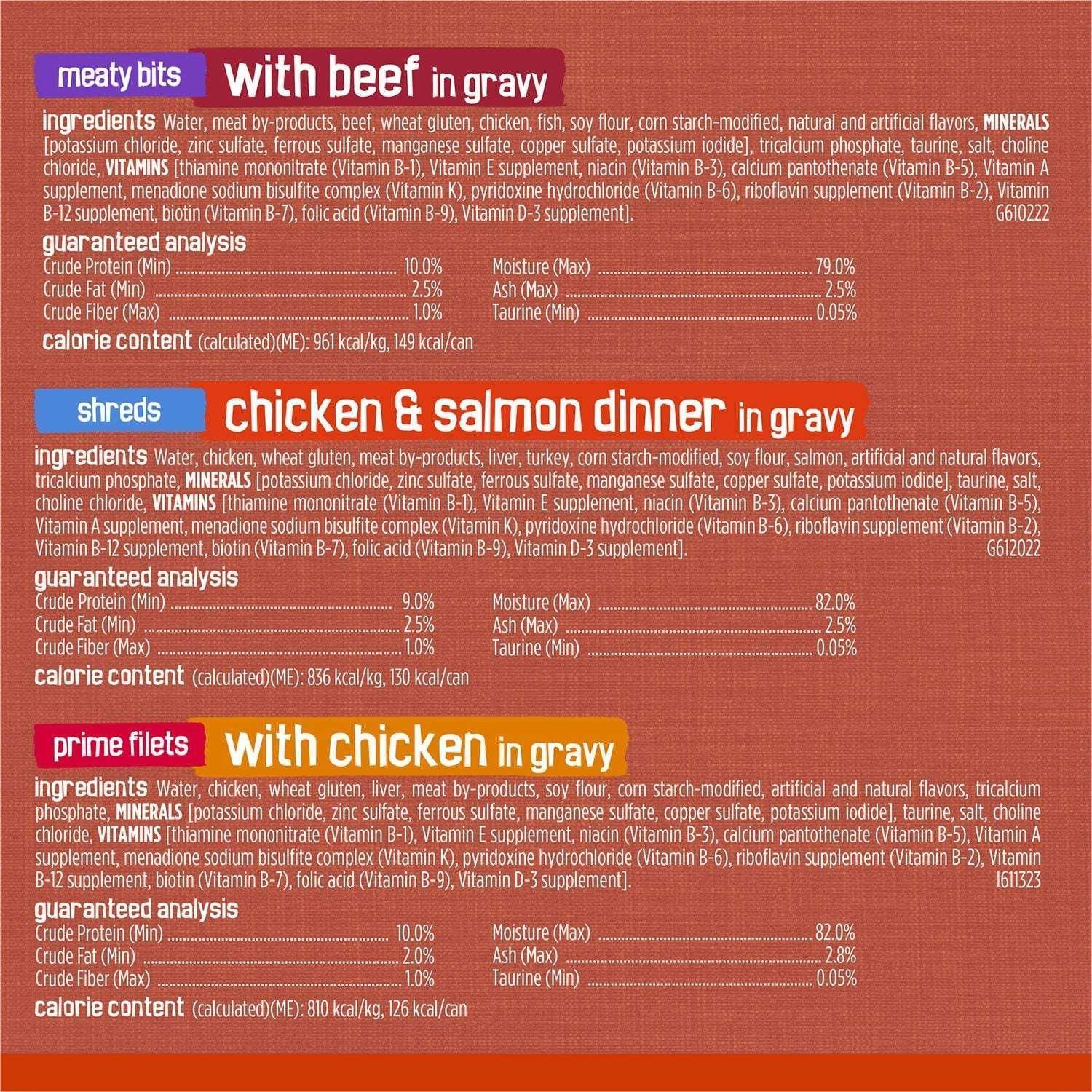 Purina Friskies Gravy Pleasers Variety Pack, Adult Wet Cat Food, 5.5 oz., 60 ct. - Image 7
