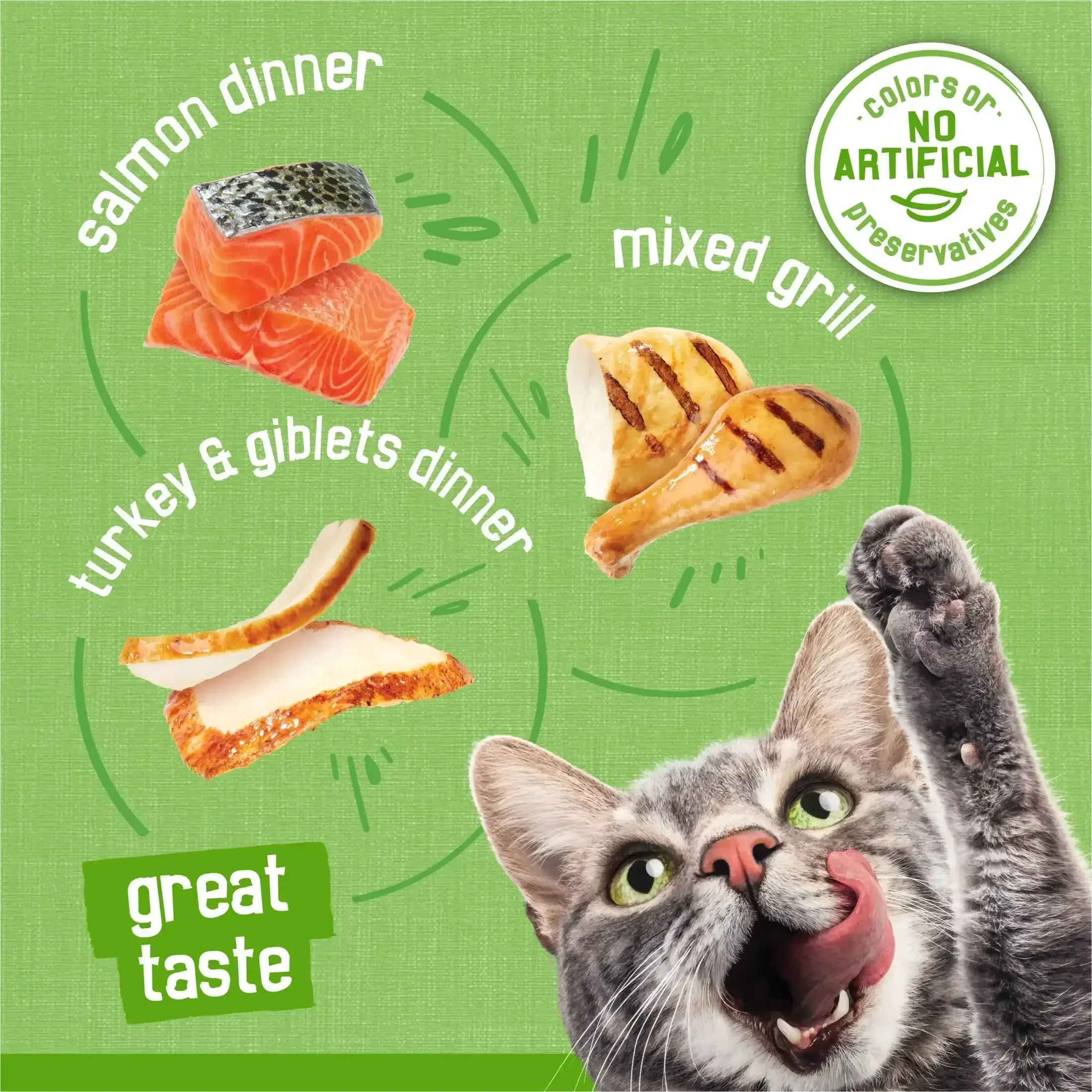 Purina Friskies Pate Salmon, Turkey, and Mixed Grilled, Wet Cat Food, 5.5 oz Can, 12 Pack - Image 10