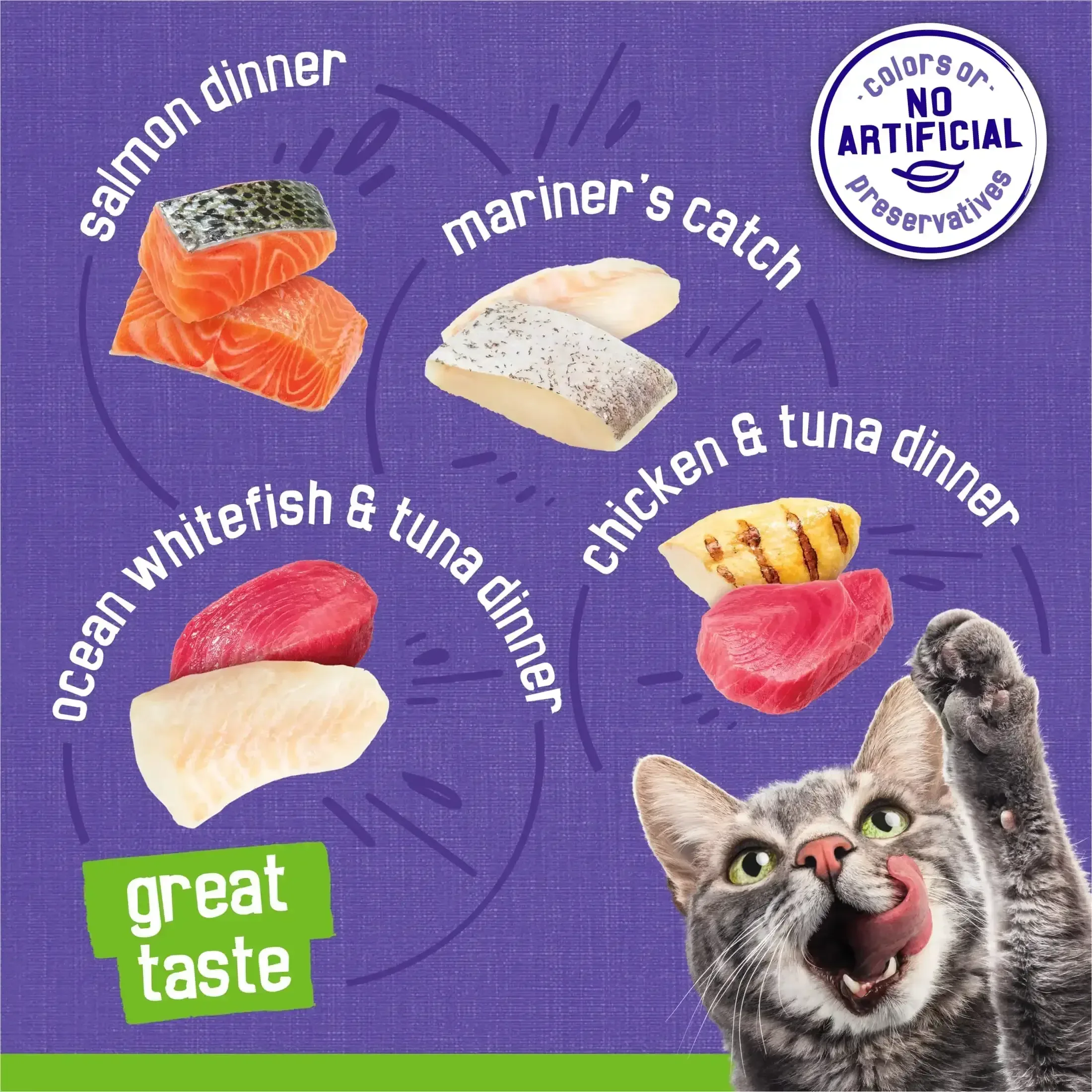 Purina Friskies Pate, Soft Seafood and Chicken Variety Pack, Wet Cat Food, 5.5 oz Cans - Image 12