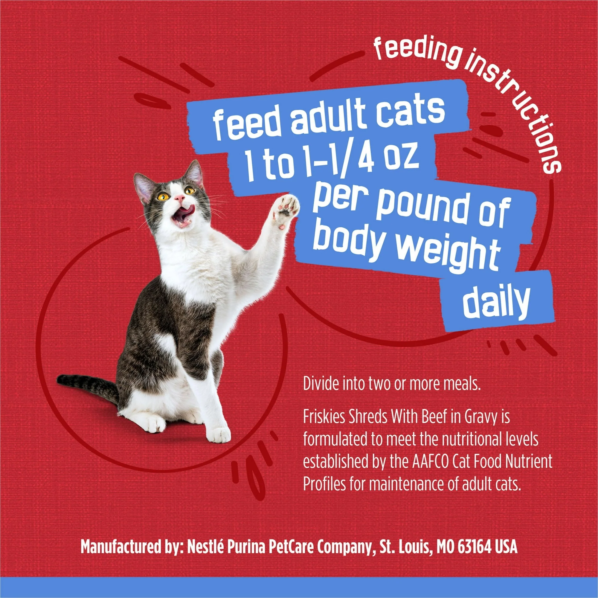 Purina Friskies Shreds, Beef in Gravy, Wet Cat Food, 5.5 oz Can - Image 7
