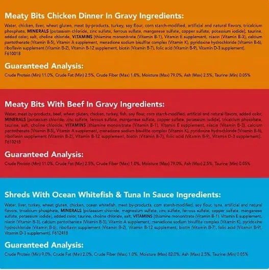 Purina Friskies Wet Cat Food, Gravy Pleasers Variety Pack 5.5 oz., 60 ct. - Image 2