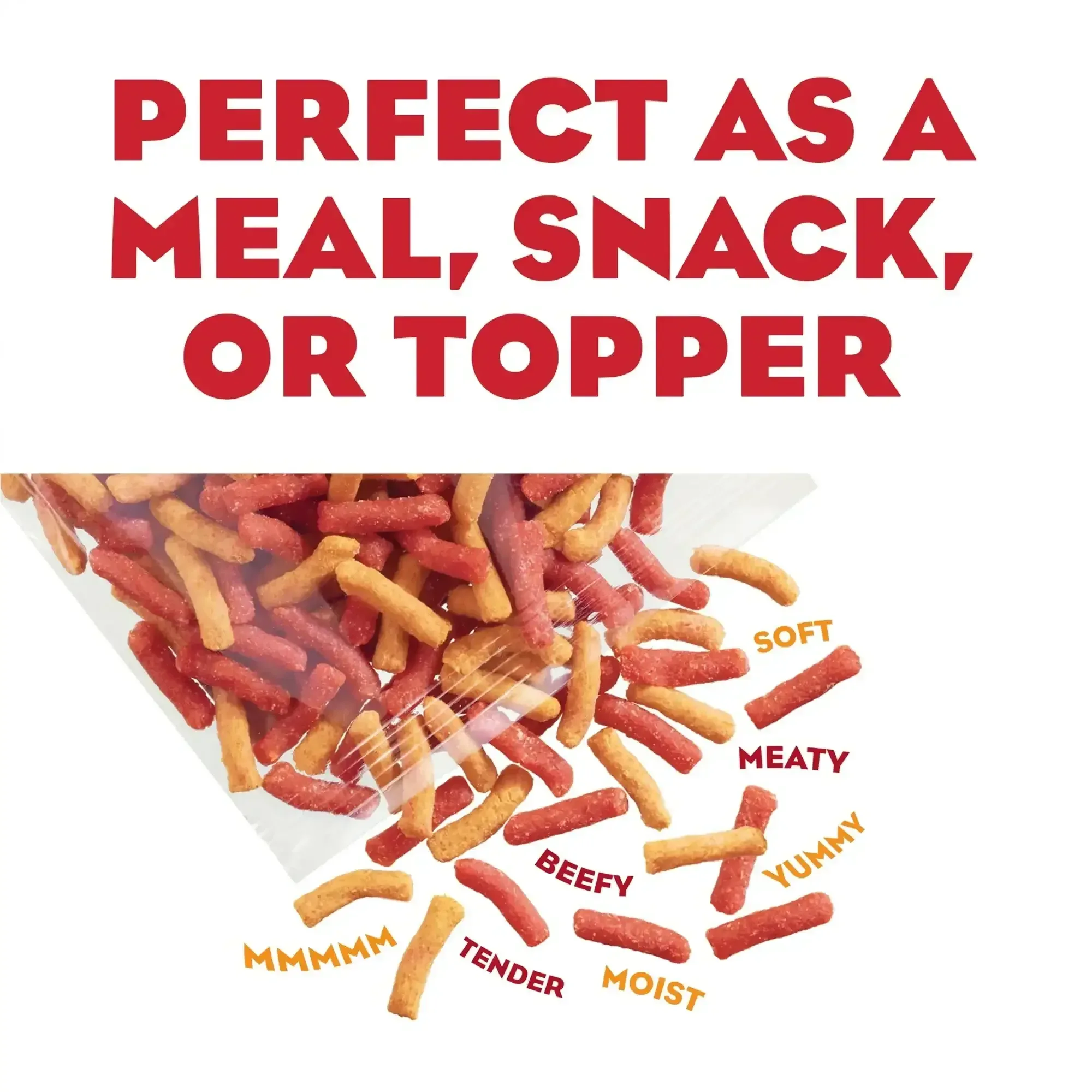 Purina Moist and Meaty Dry Dog Food, Burger with Cheddar Cheese Flavor, 12 Count - Image 2