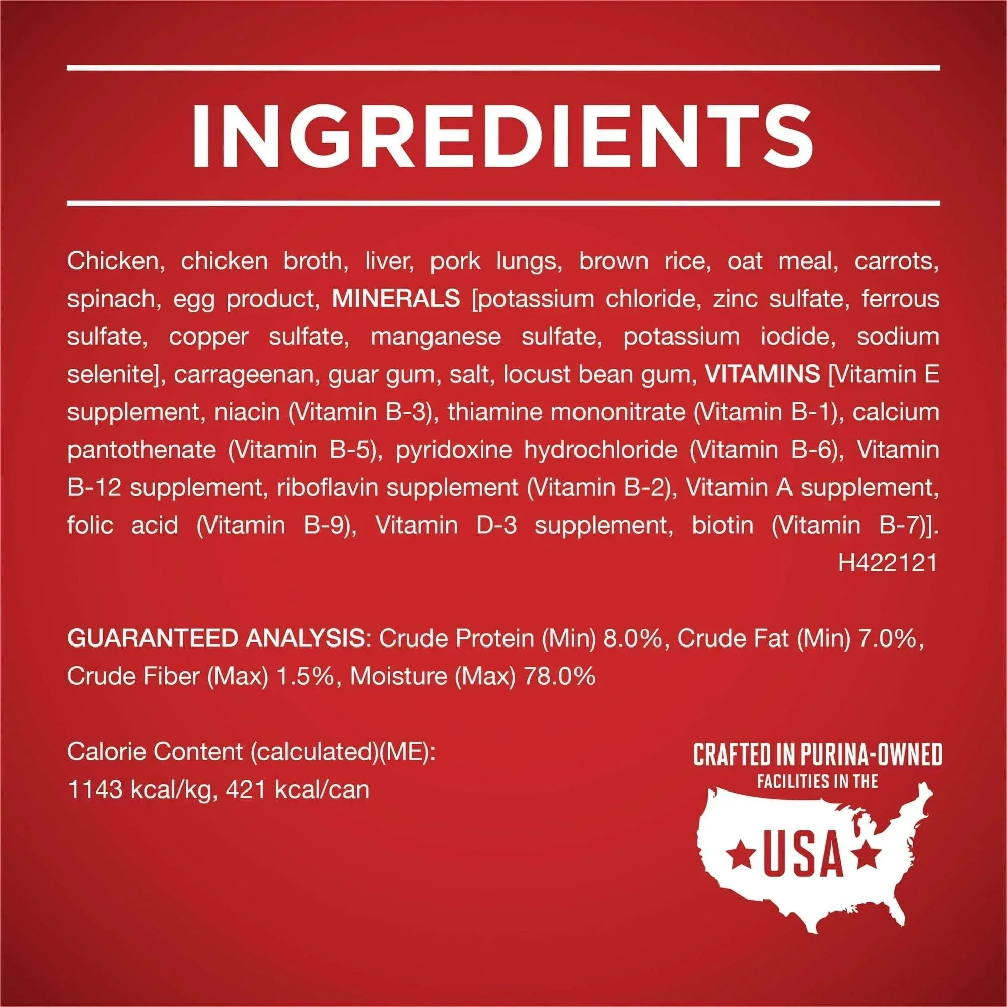 Purina ONE Smart Blend Wet Dog Food, High Protein Soft Chicken & Brown Rice, 13 oz Can - Image 5