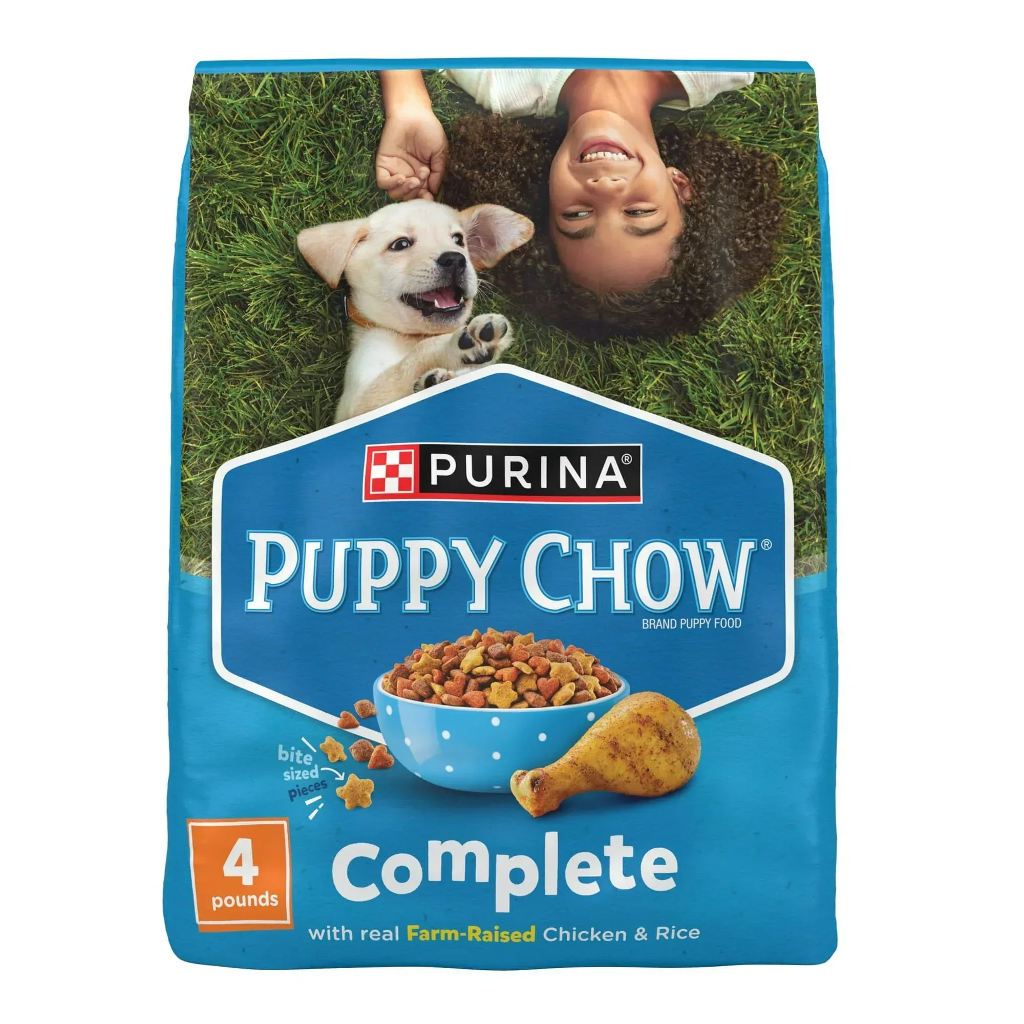 Purina Puppy Chow Complete Dry Dog Food, High Protein Farm-Raised Chicken & Rice