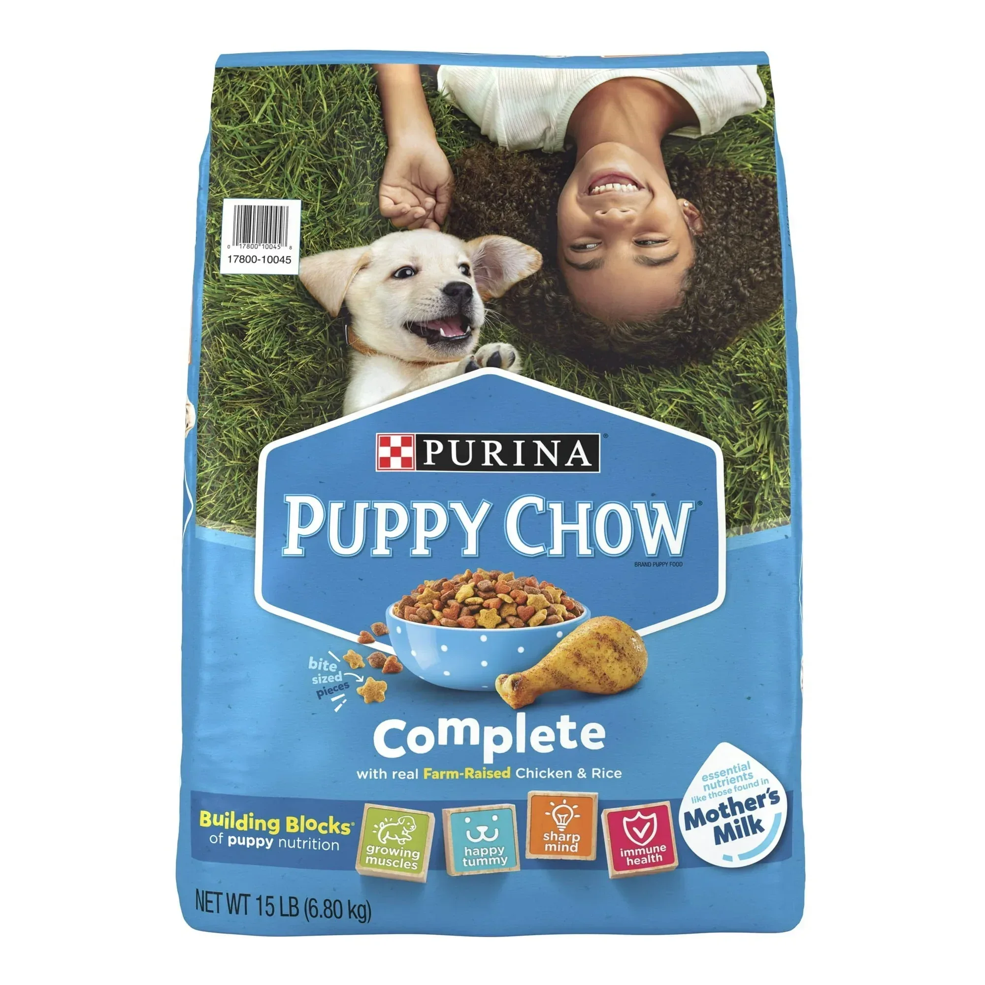 Purina Puppy Chow Complete Dry Dog Food, High Protein Farm-Raised Chicken & Rice - Image 9