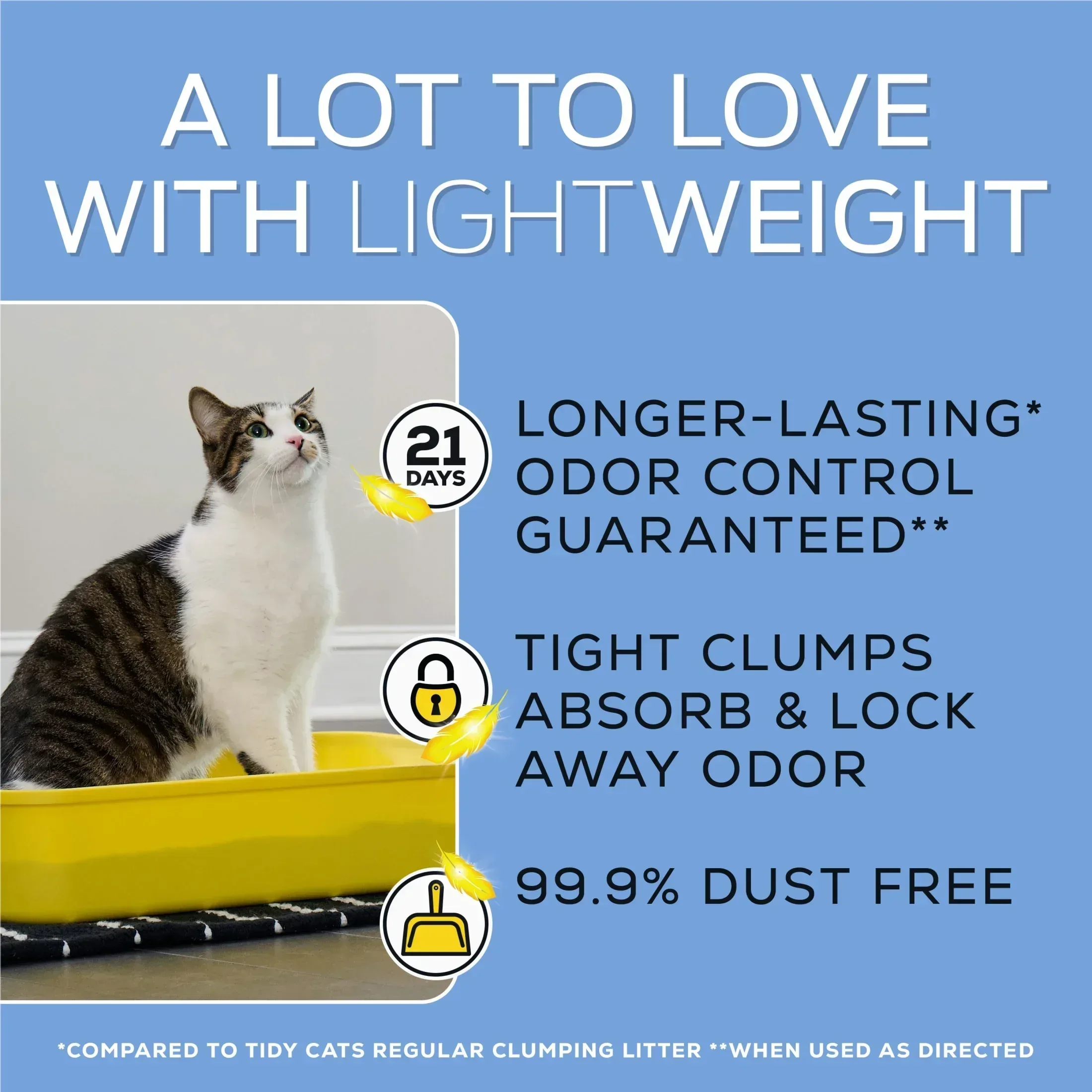 Purina Tidy Cats LightWeight Free and Clean Unscented Clumping Cat Litter - Image 6