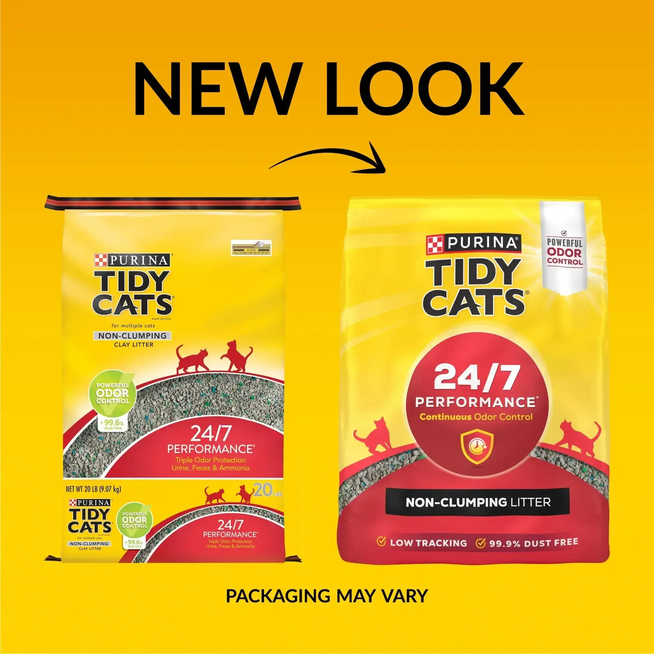 Purina Tidy Cats Non-Clumping Litter, 24/7 Performance Odor Control Formula, 30 lb Box - Image 2
