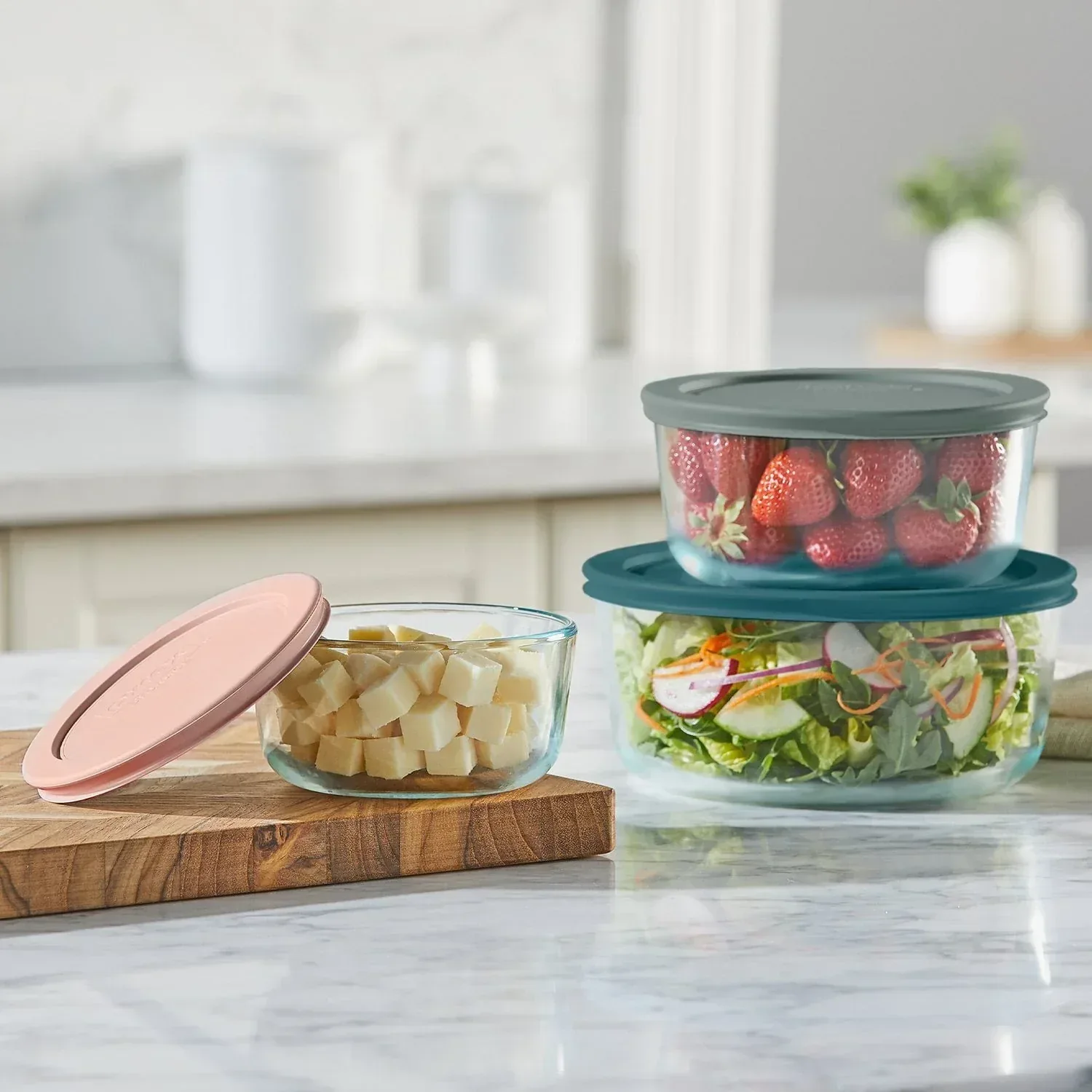 Pyrex Simply Store 28-Piece Glass Food Storage Set - Image 10