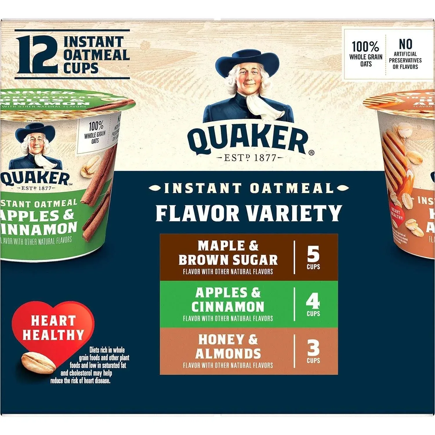 Quaker Instant Oatmeal Express Cup Variety Pack, 12 pk. - Image 10