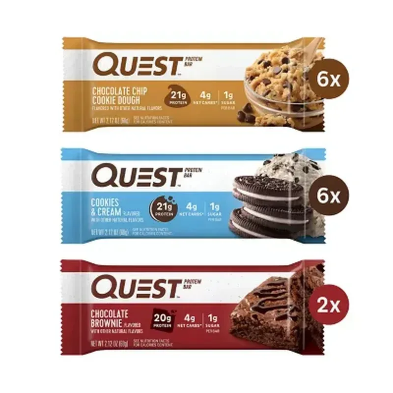 Quest Protein Bars Variety Pack 14-Count Assorted Flavors - Image 3