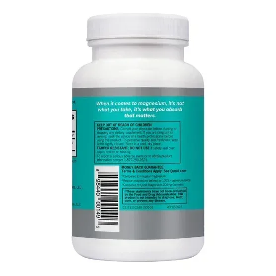 Qunol Extra Strength Magnesium 420 mg, 240 Capsules - Image 3