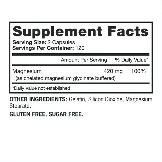 Qunol Extra Strength Magnesium 420 mg, 240 Capsules - Image 4